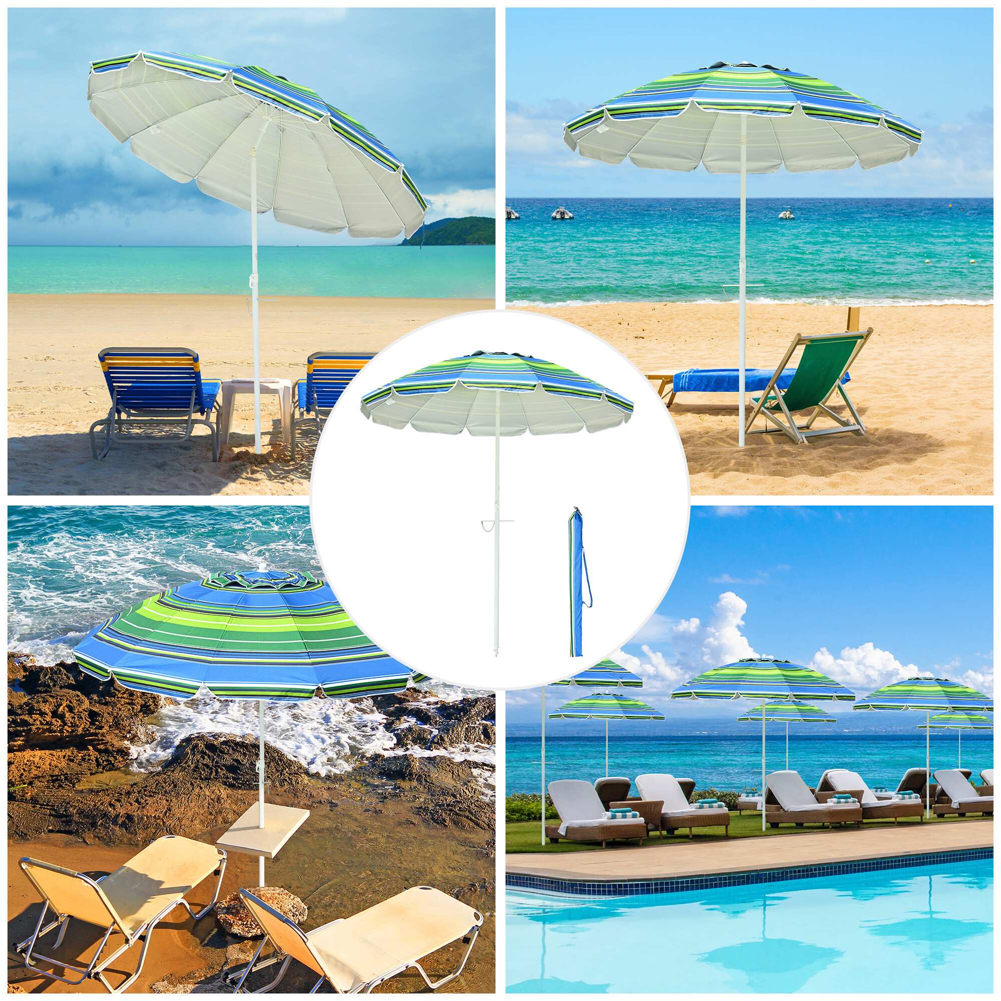 Yescom 07UMB050-7FT-STP-LO Umbrellas-2 - View #3