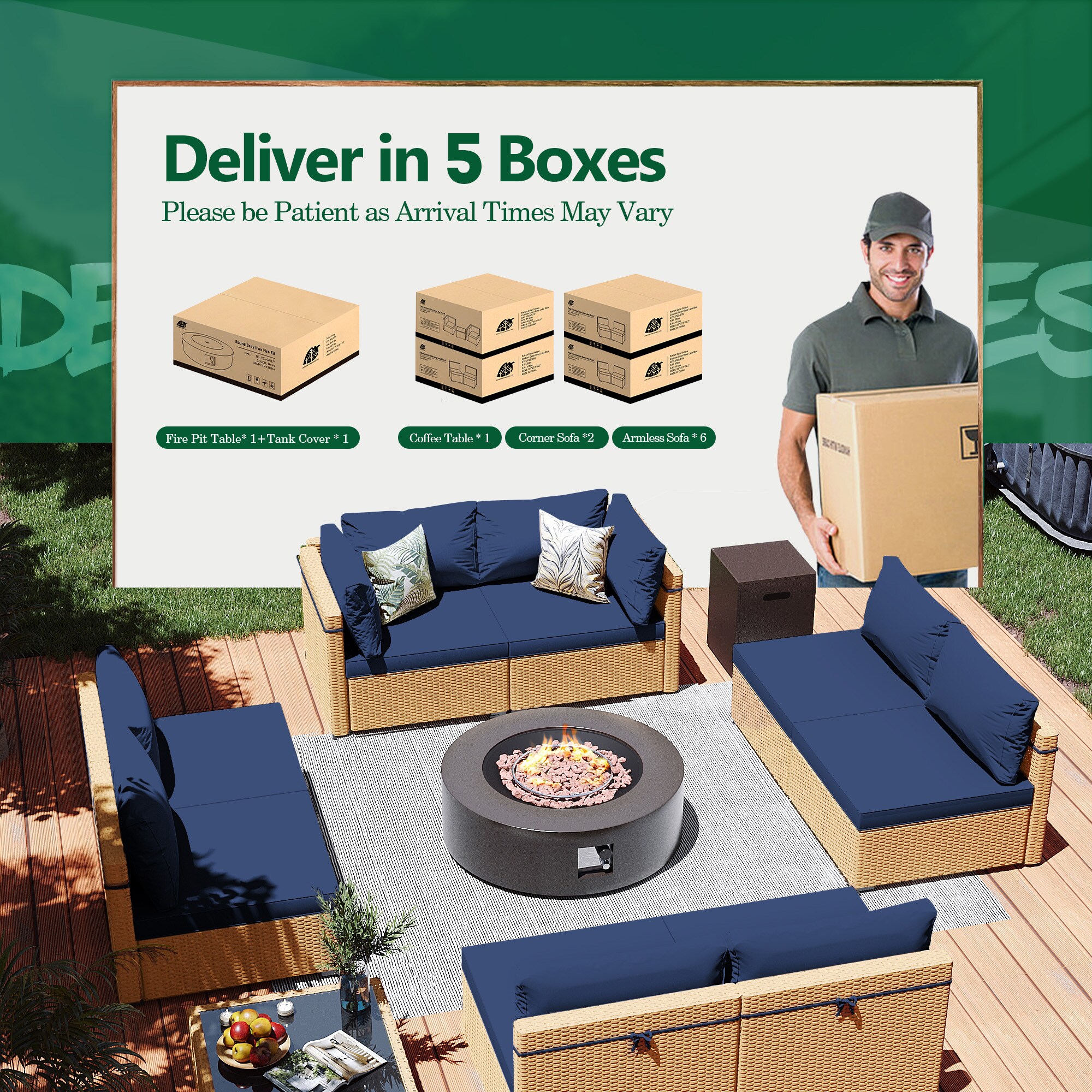 Patio Watcher LS-RT9-KD42BR-Y2 Patio-Conversation-Sets - View #8