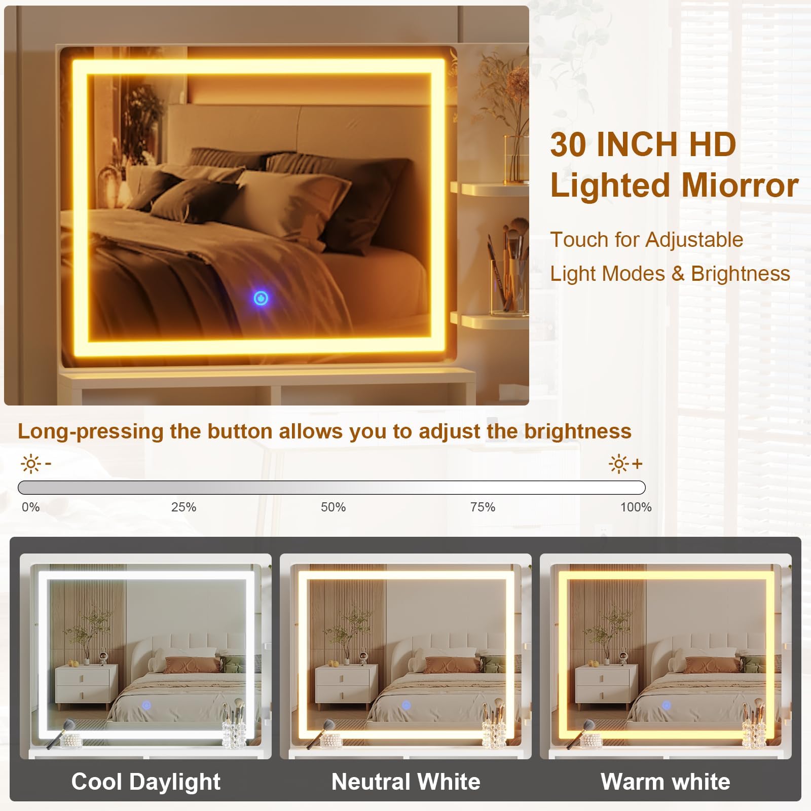 Garvee HHZ-PHO-160QN7YI Bedroom-Vanities - View #2