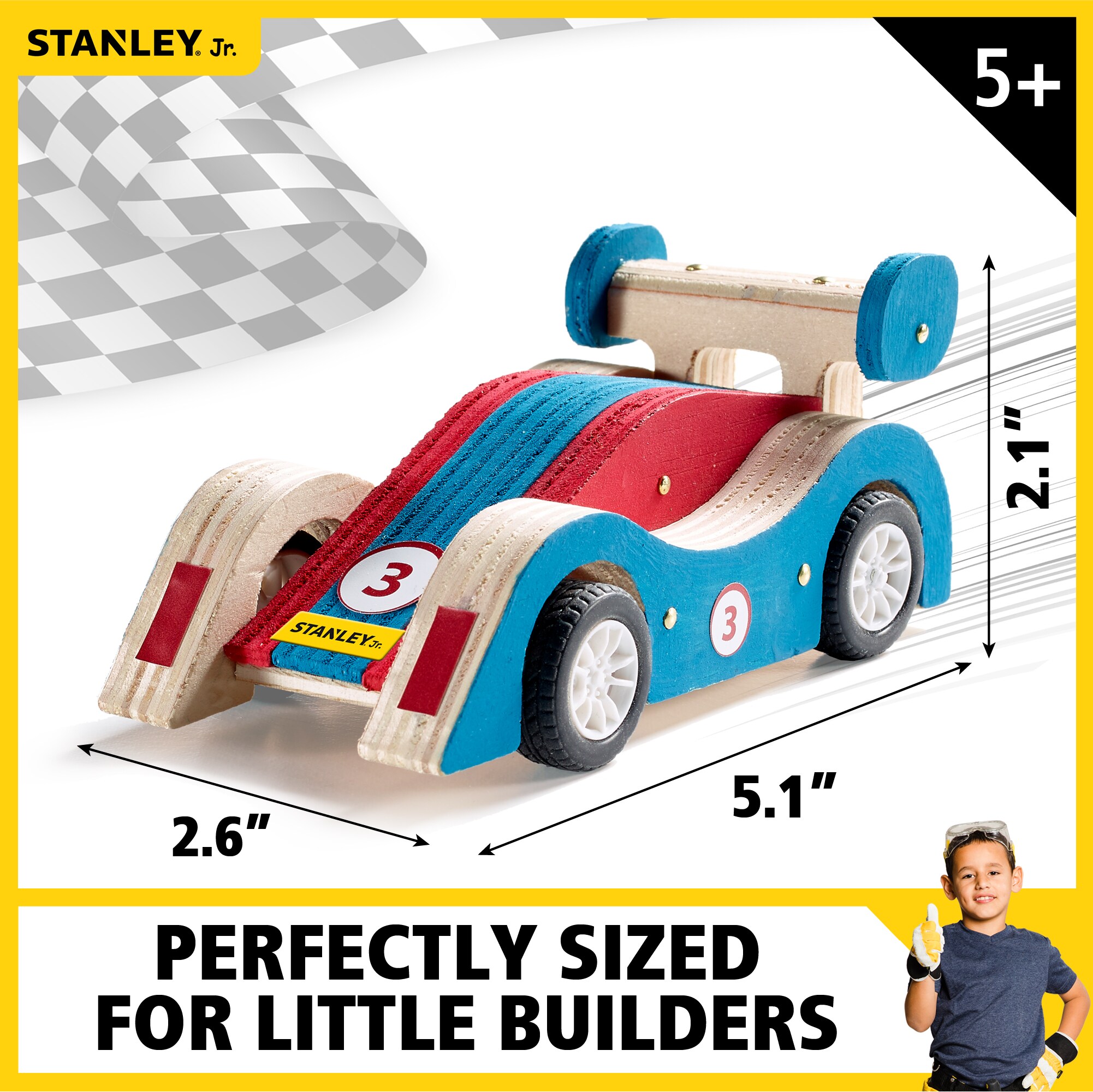 Stanley Jr. OLJK030-SY Kids-Woodworking-Project-Kits - View #4