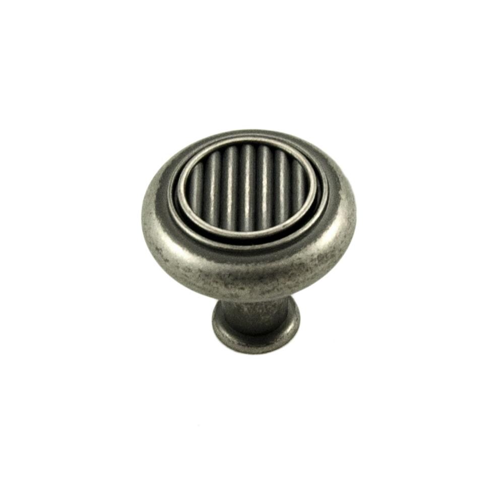 RK International CK 140-WN Corcoran Weathered nickel Round Transitional Cabinet Knob