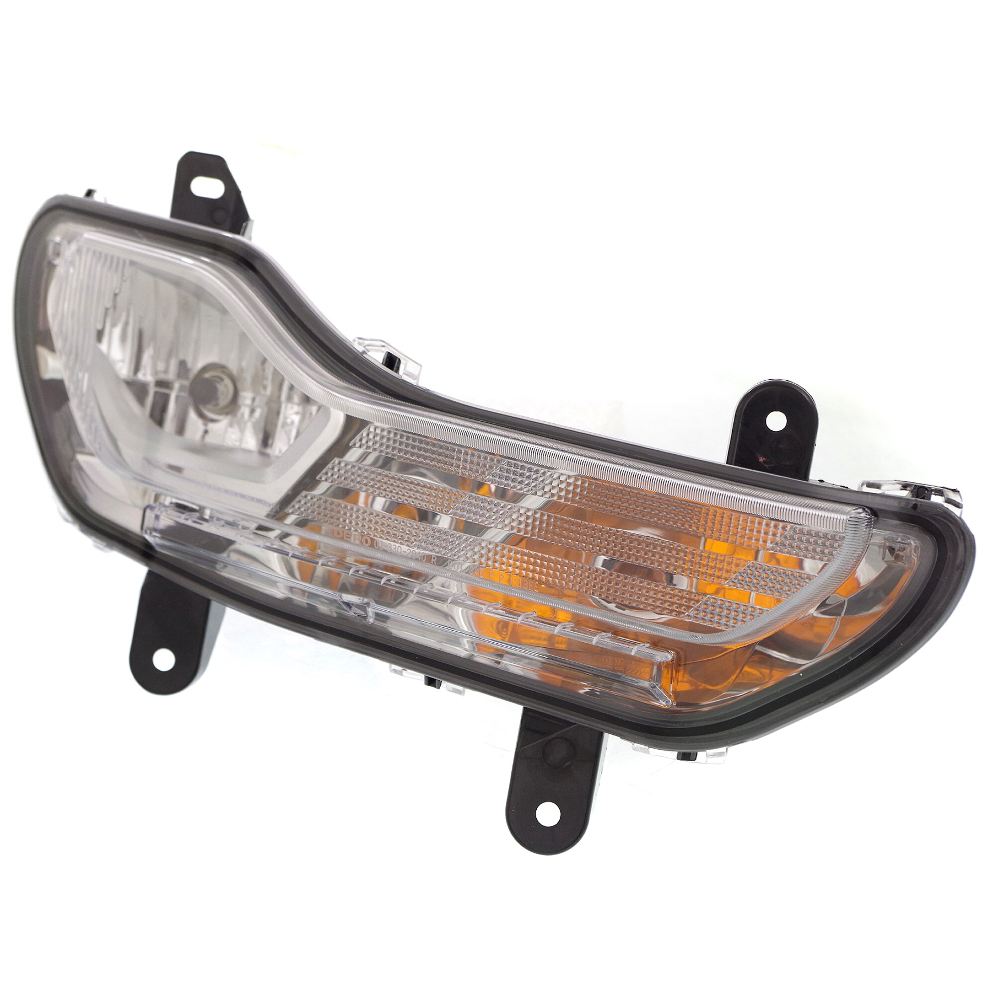 Garage-Pro JCWREPF106313QGP Passenger Side Parking Light Compatible with 2013-2016 Ford Escape Assembly- with Fog Lights Clear Lens- CAPA