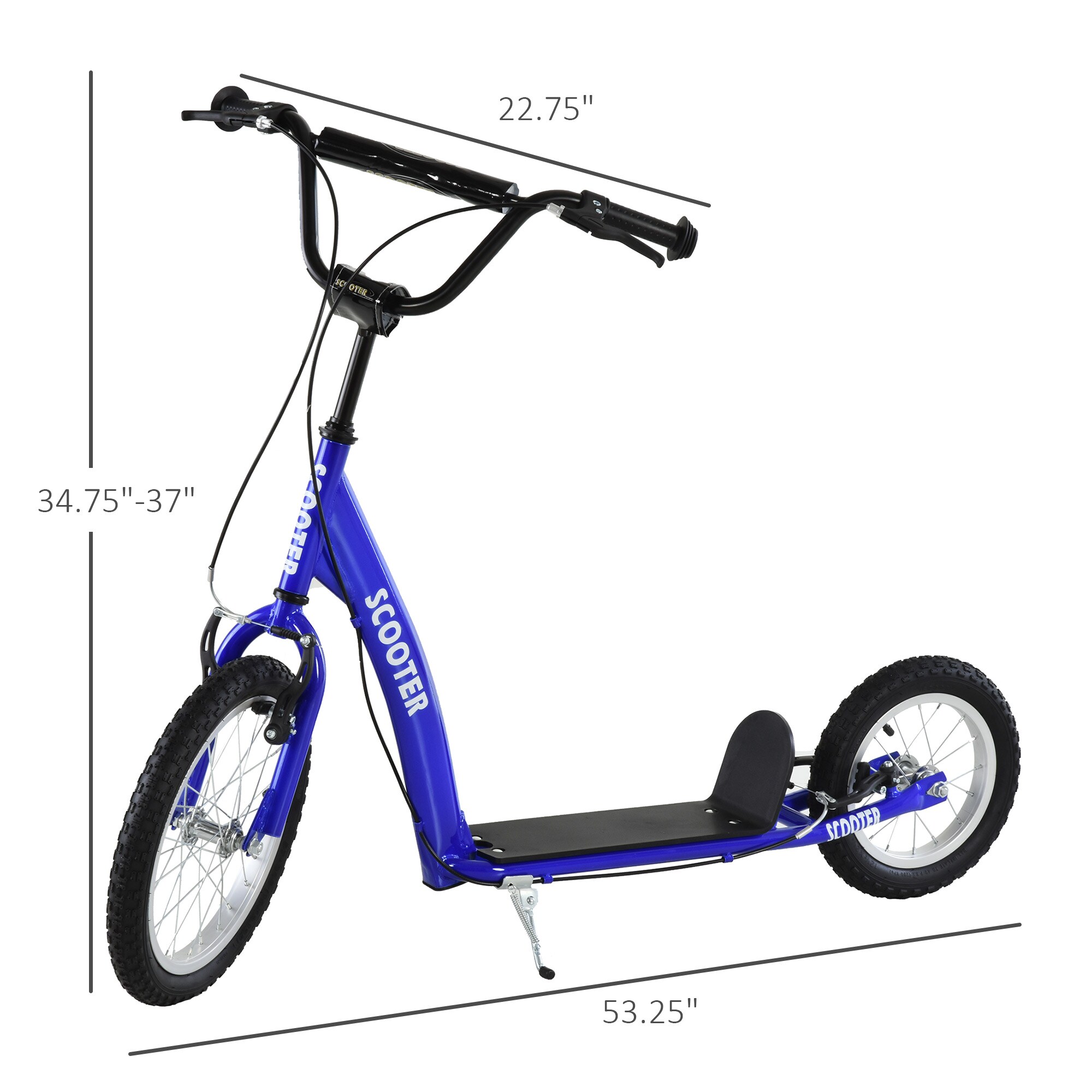 Aosom 371-020BU scooters - View #3