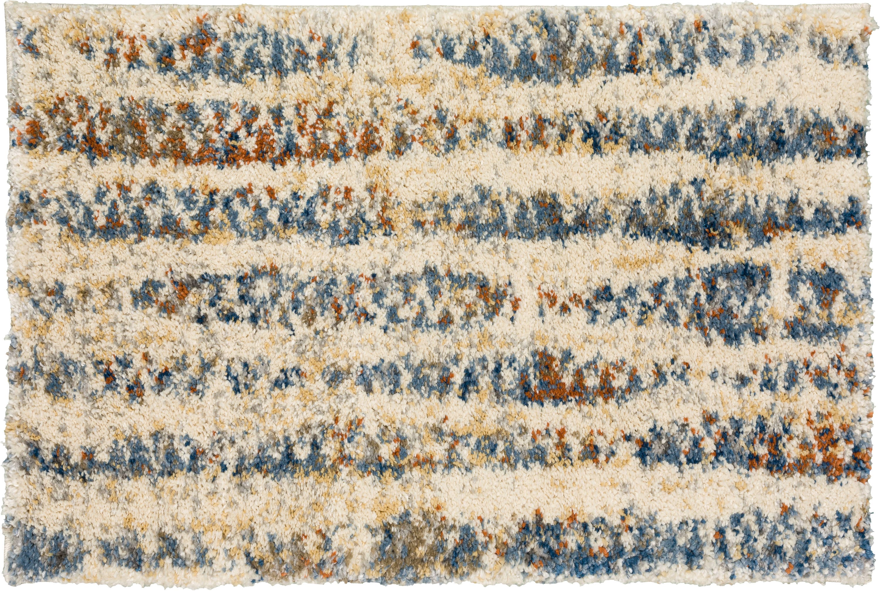 Addison Rugs ABK39WH20X30 Barkley 2 x 3 (ft) Polypropylene Wheat Rectangular Indoor Abstract Bohemian/Eclectic Throw rug