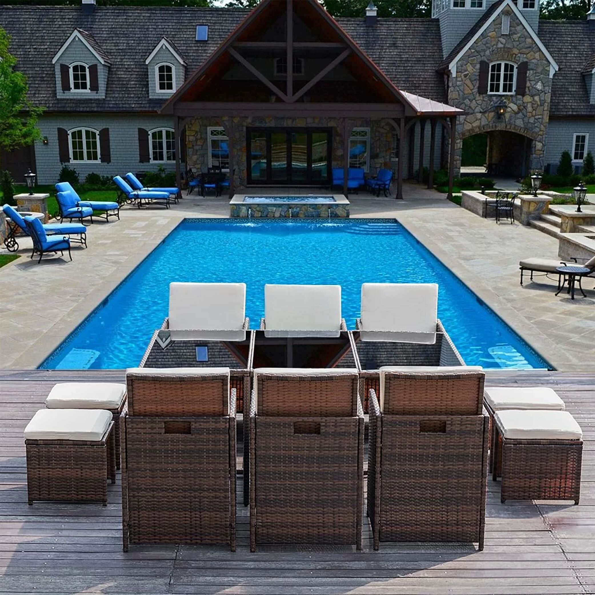 Vineego LS-LCRF3TAB2C2F Patio-Dining-Sets - View #6