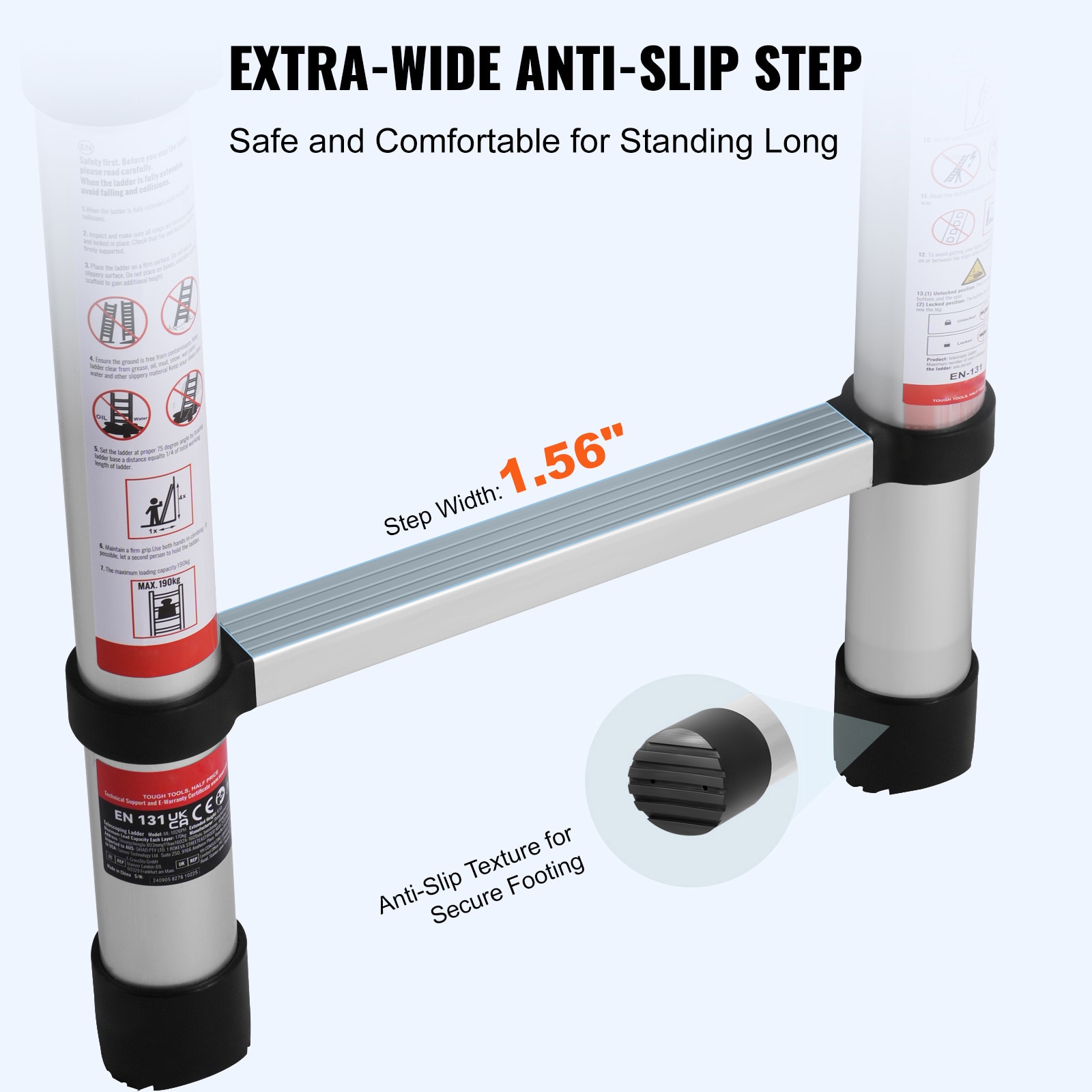 VEVOR SCAZXSSLTNLS05994V0 Step-Ladders - View #4