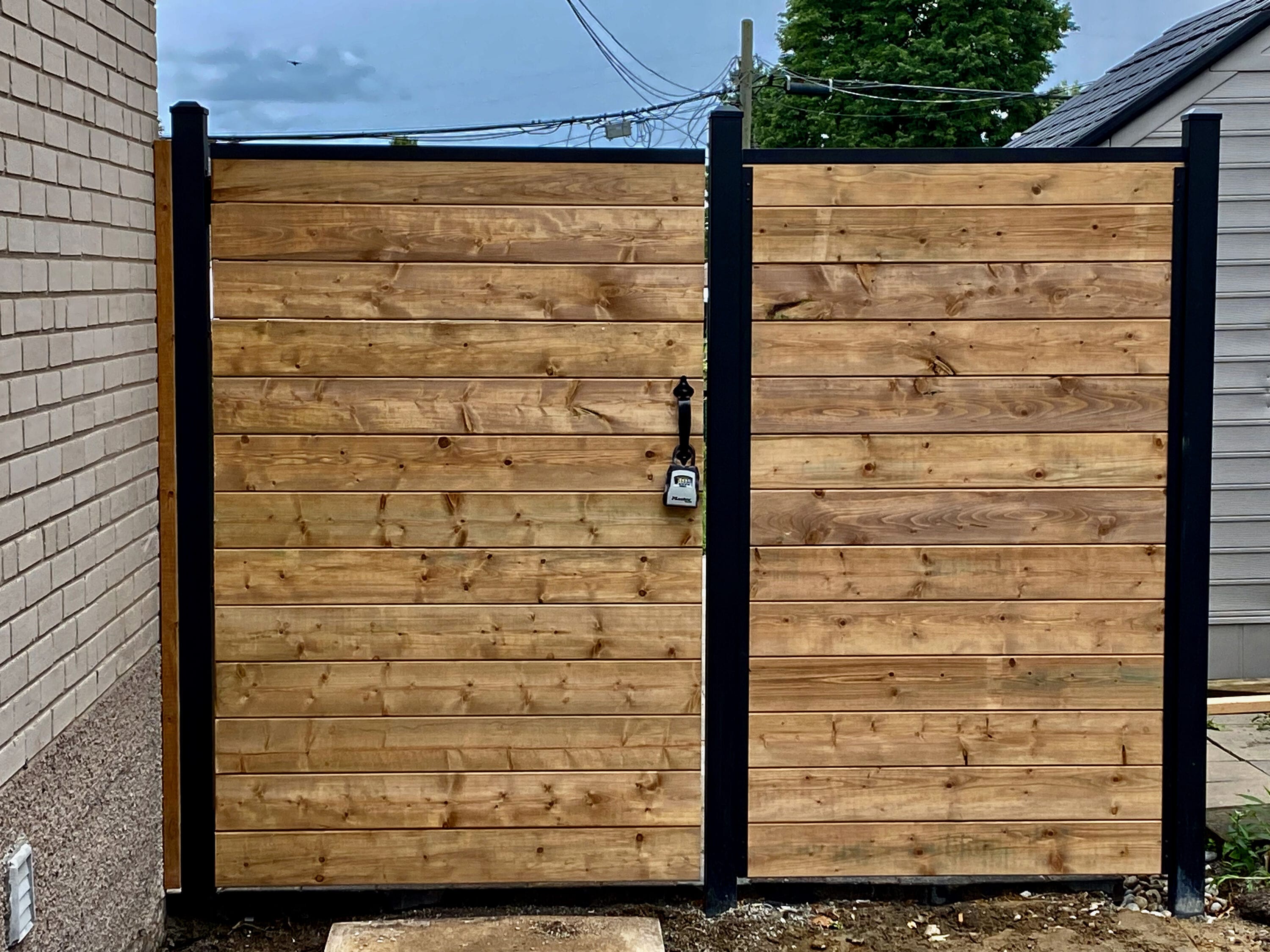 Slipfence SF2-GK200 Wood-Fence-Gates - View #8