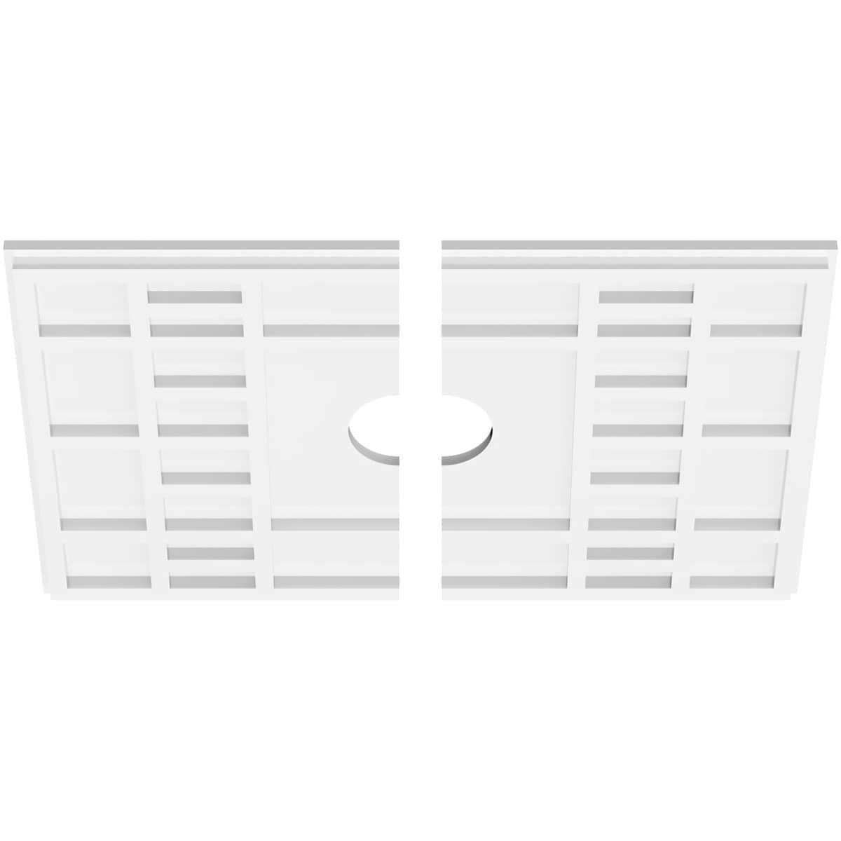 Ekena Millwork CMP22X14BX2-03000 Ceiling-Medallions - View #2