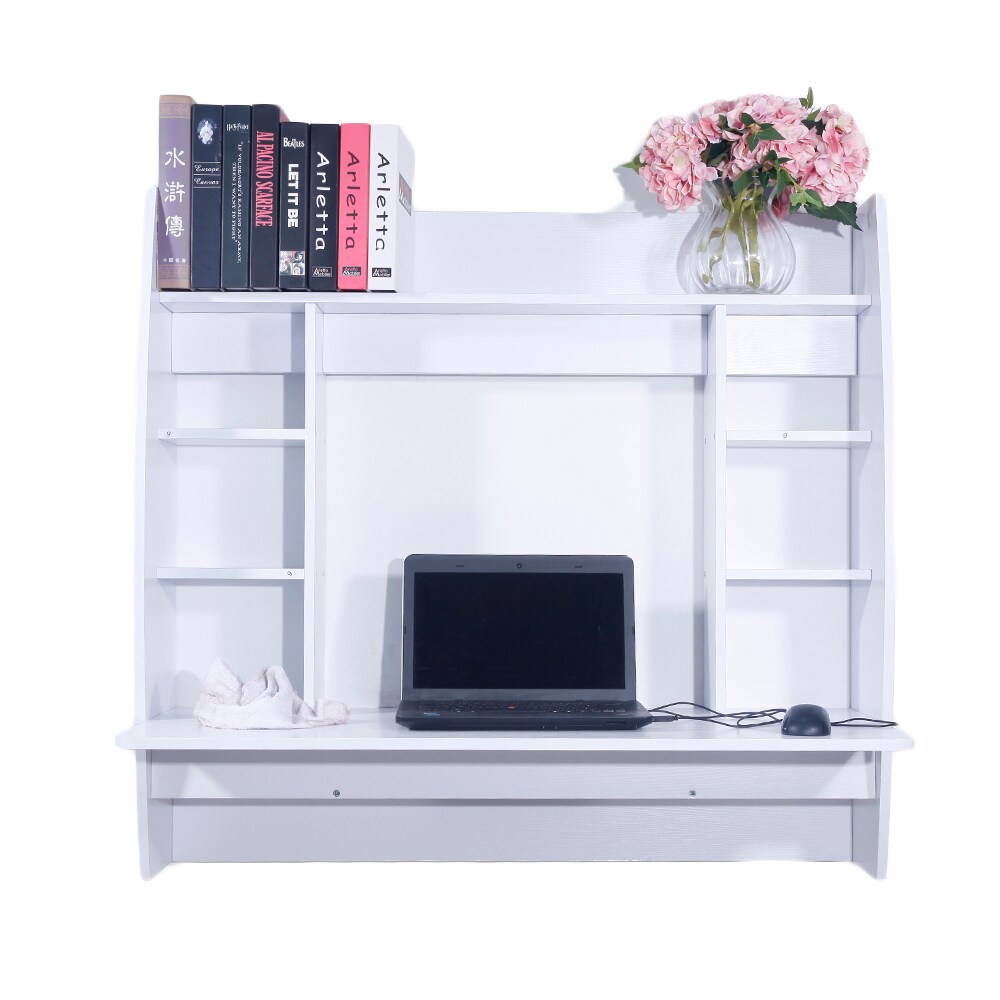 Winado 168017790670 Computer Desk 39.37-in White Modern/Contemporary Computer desk