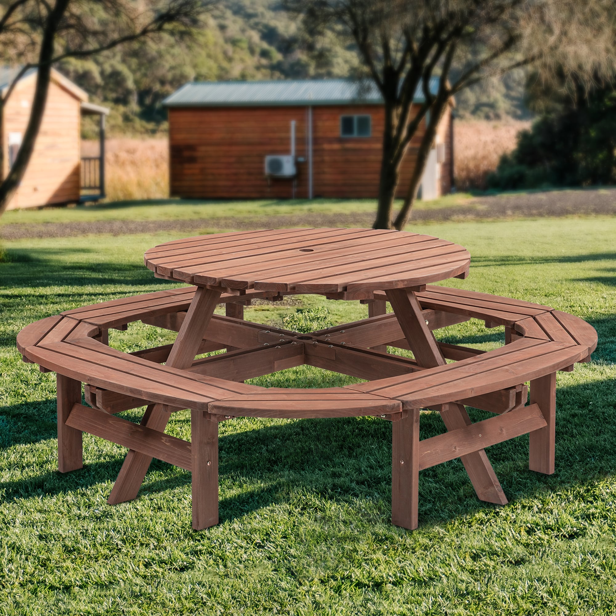 WELLFOR PECG-012 Picnic-Tables - View #2