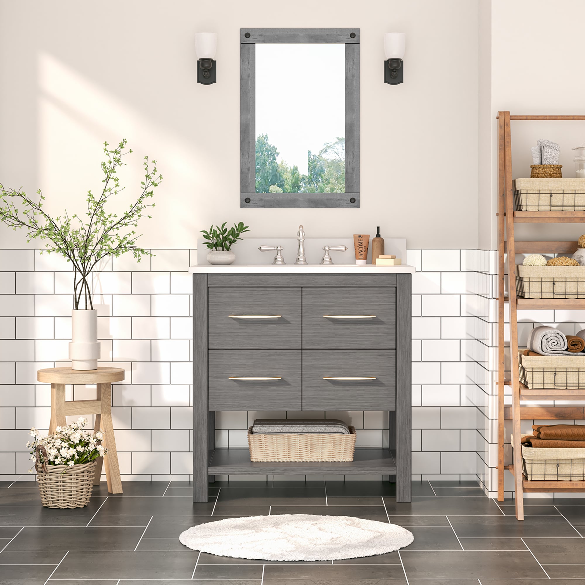 JEAREY JE-12FTTJWT-GR Bath-Vanity-Combo - View #11