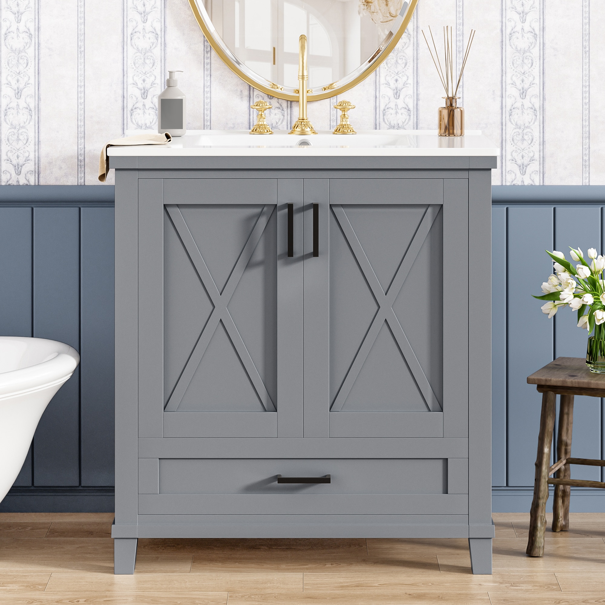 ModernLuxe L3P-N729P299363E Bath-Vanity-Combo - View #2