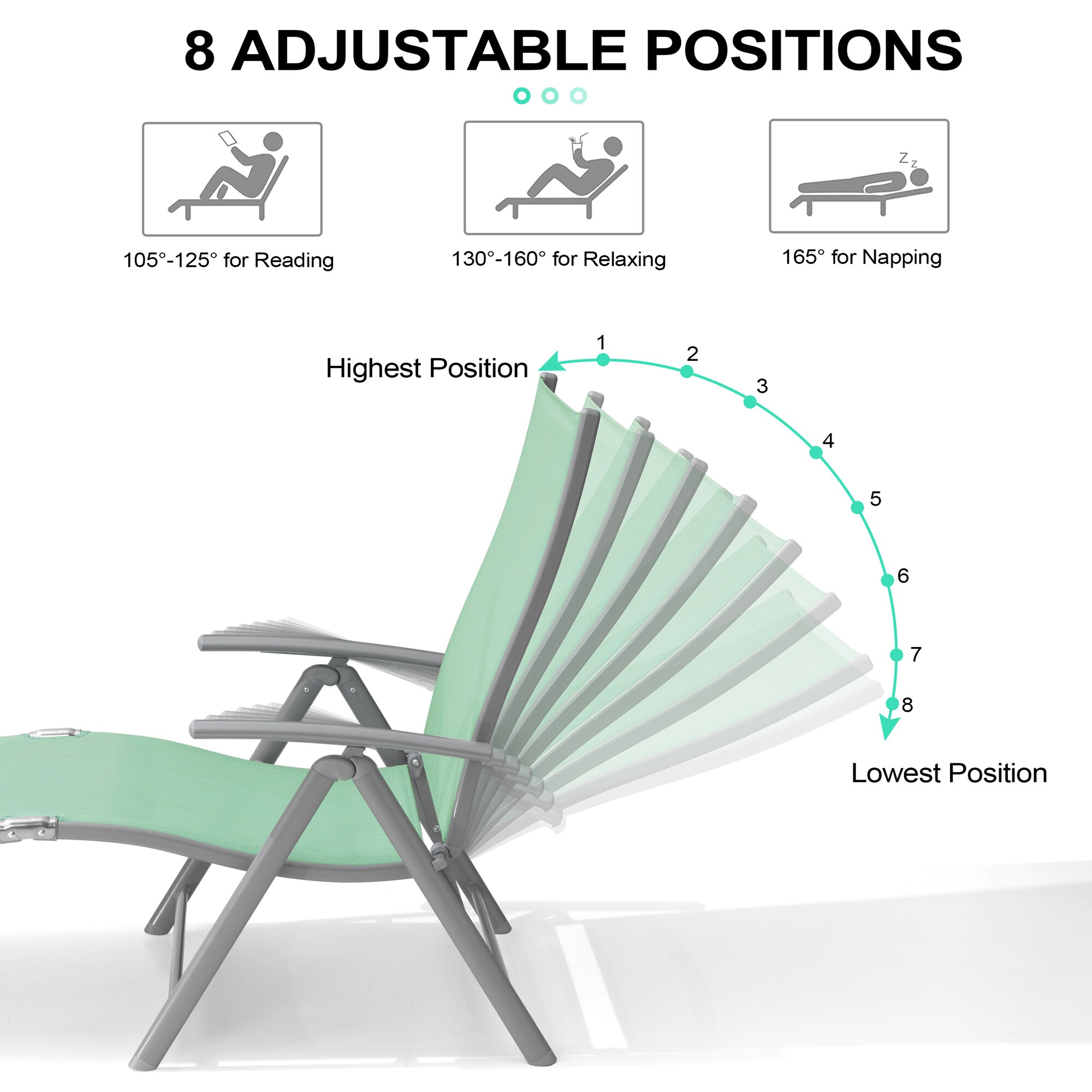 Crestlive Products CL-LG001GRN-2 Patio-Chairs - View #4