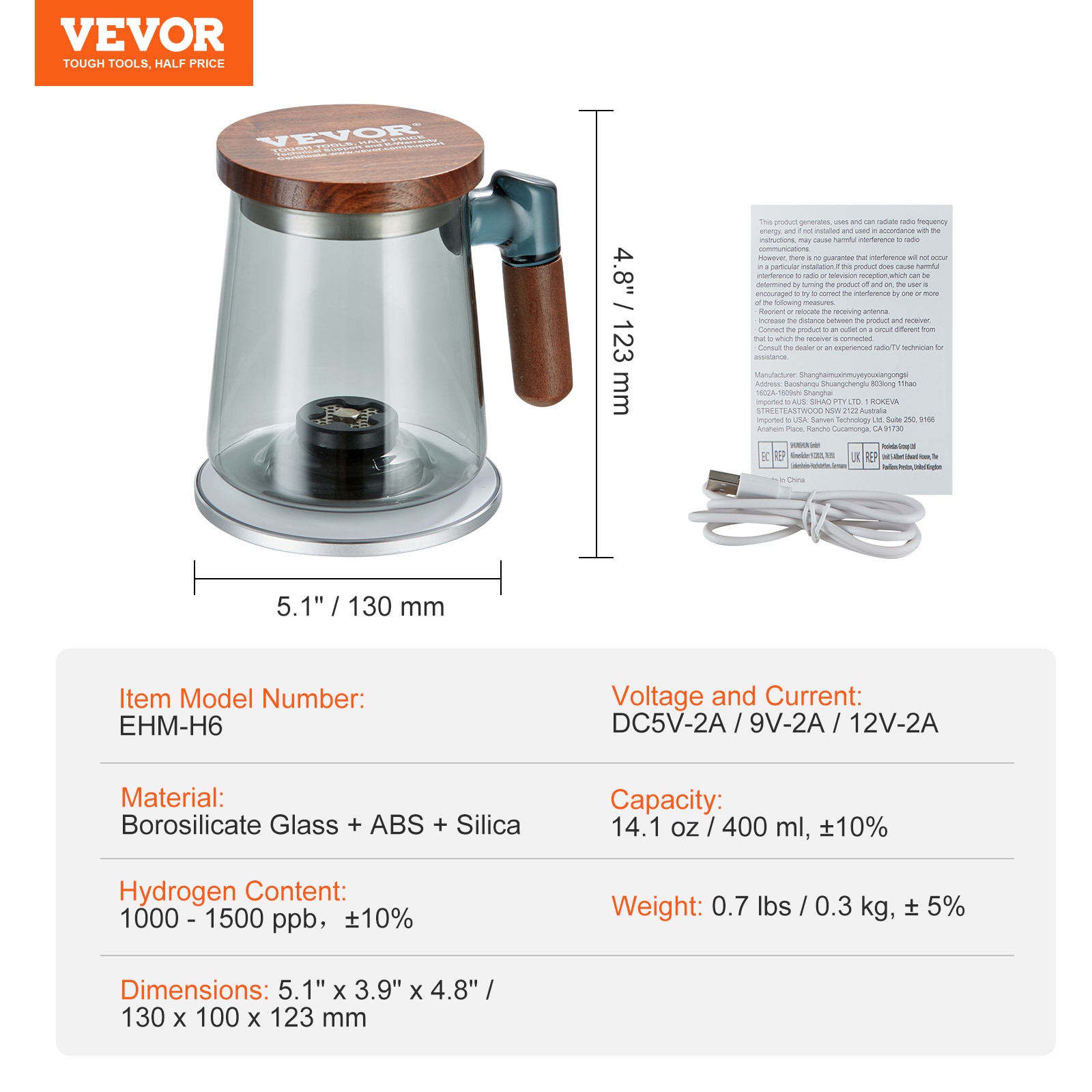 VEVOR QSHFQSPGSYBLY5TD2V9 Faucet-Mount-Filters - View #8
