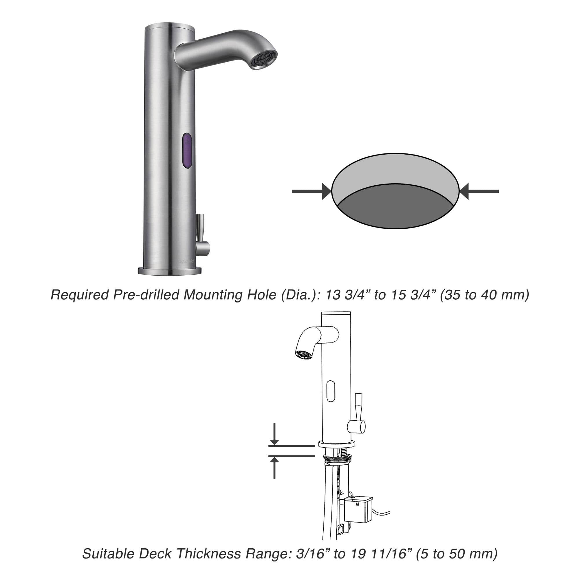 Yescom 81FH1030-6712-BN-LO Lavatory-Faucets - View #5