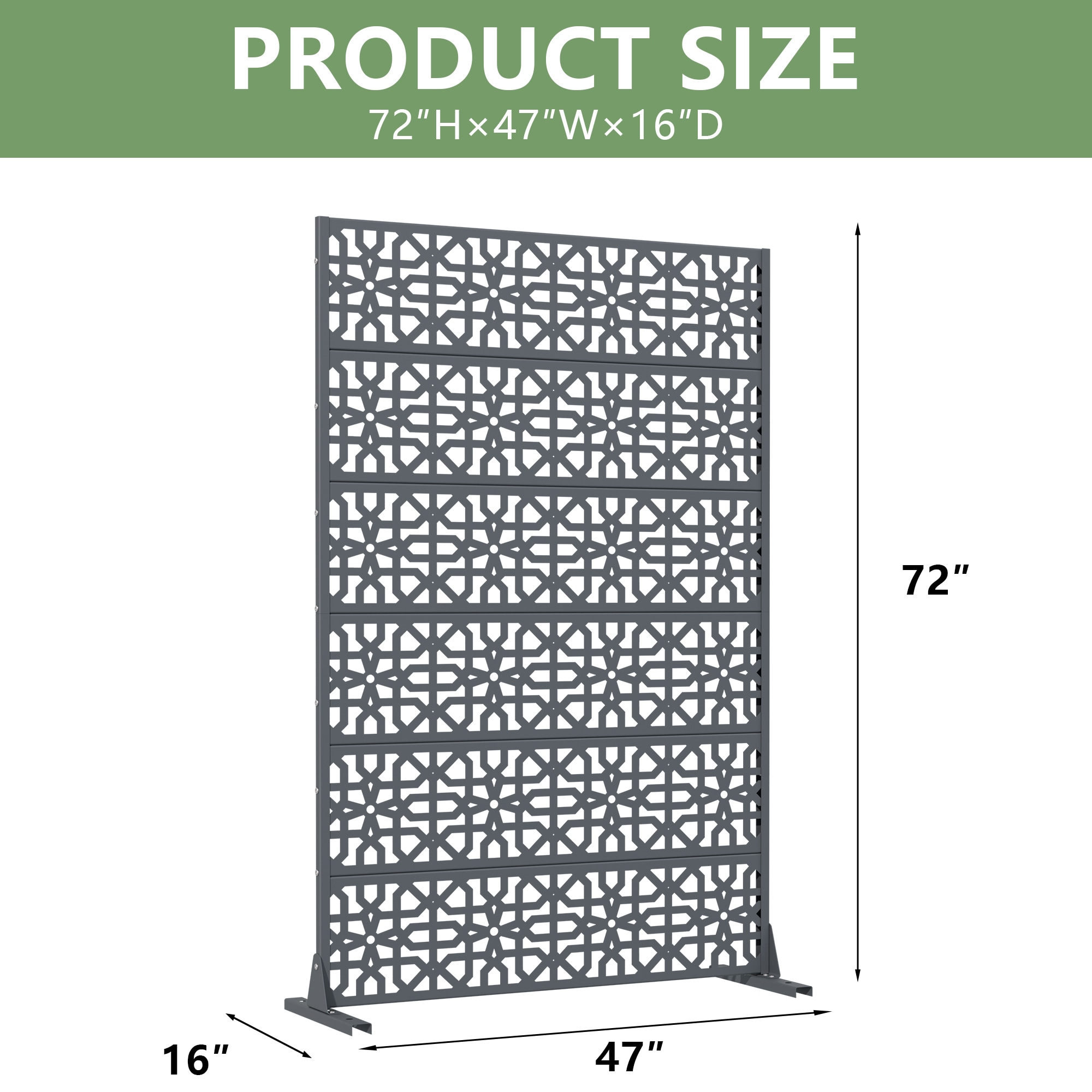 Wooakway L20609-604A57 Outdoor-Privacy-Screen - View #4