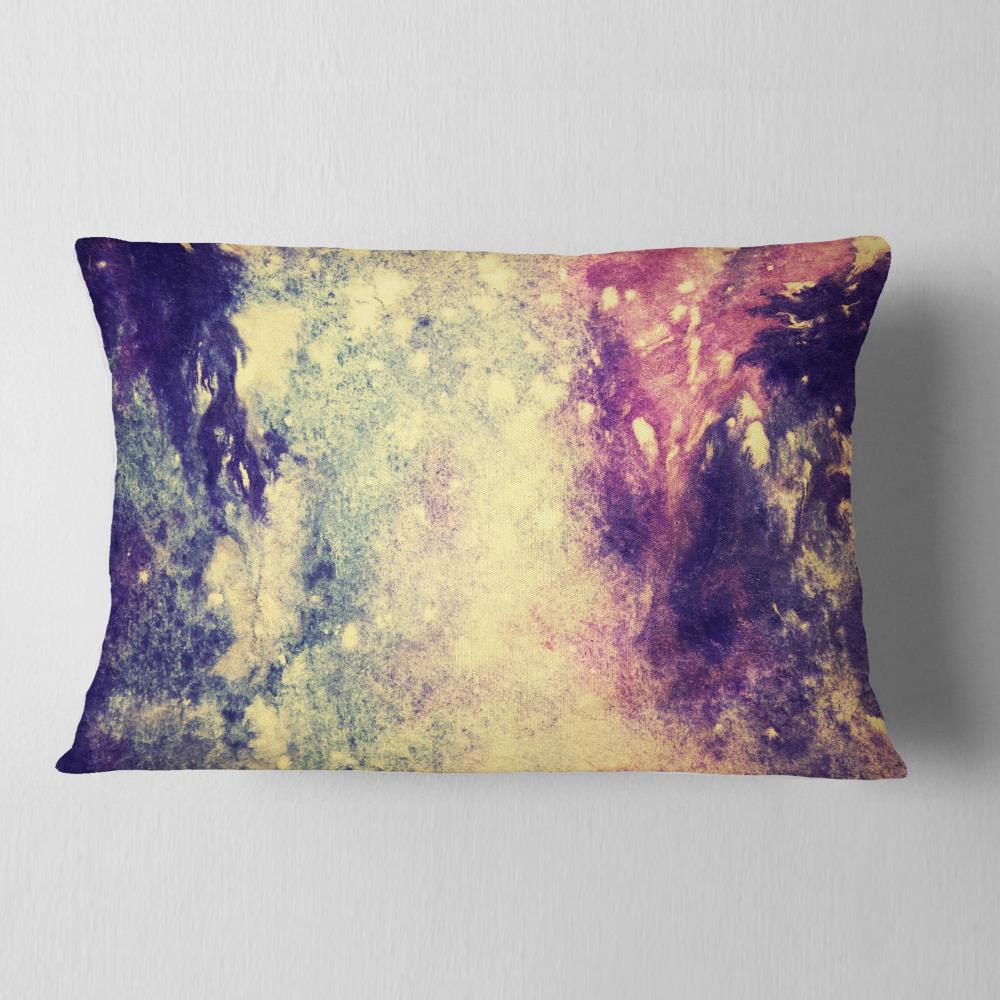Designart CU6377-12-20 12-in x 20-in Blue Indoor Decorative Pillow