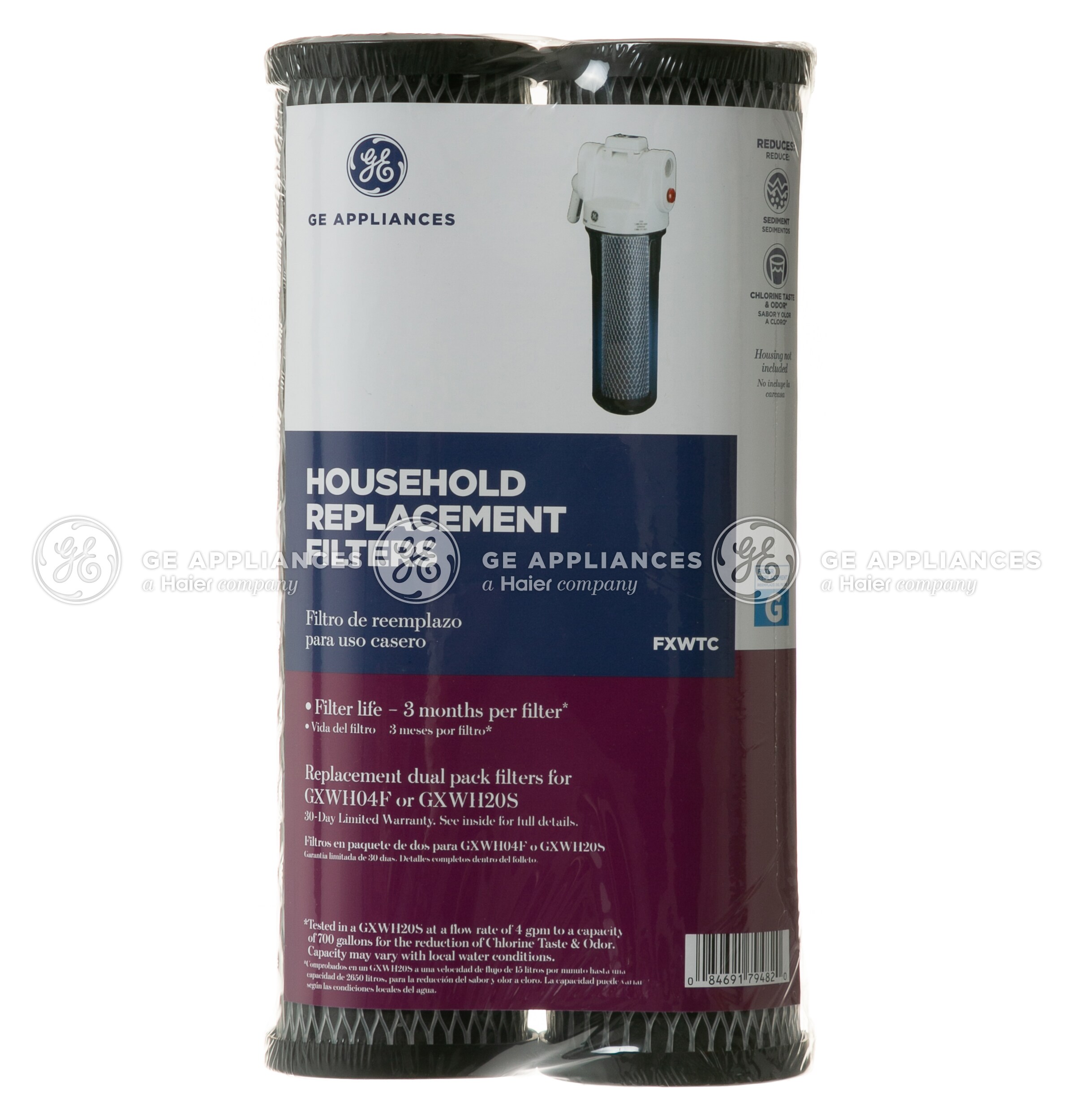 GE FXWTC Replacement-Water-Filters-Cartridges - View #2