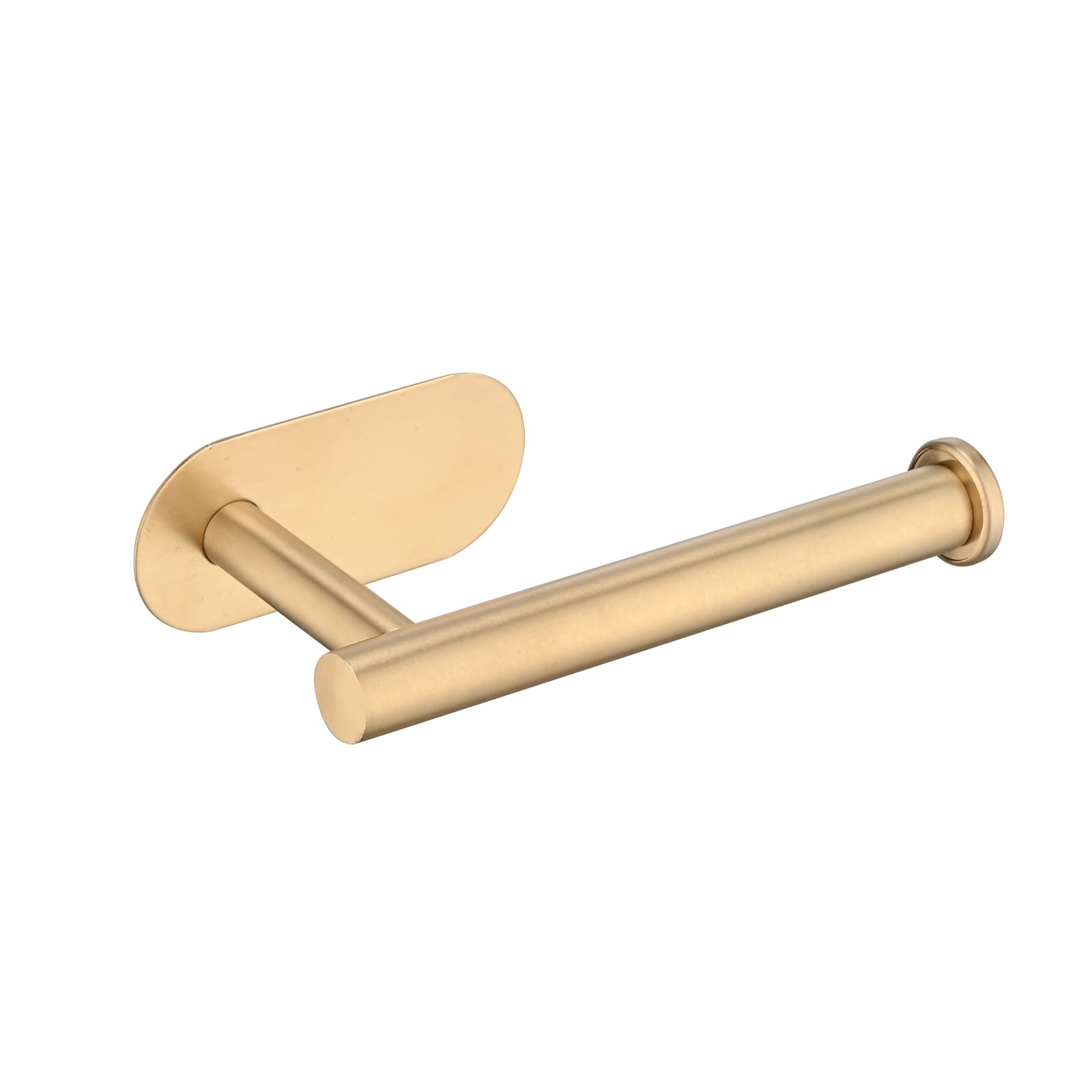 EVERSTEIN Q-815-OTOP Brushed Gold Wall mount Single post Toilet Paper Holder 1 -Rolls with Storage
