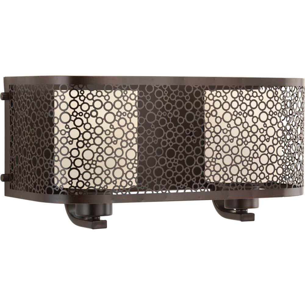 Progress Lighting P2162-20 Mingle 2-Light Antique Bronze Modern/Contemporary Vanity Light