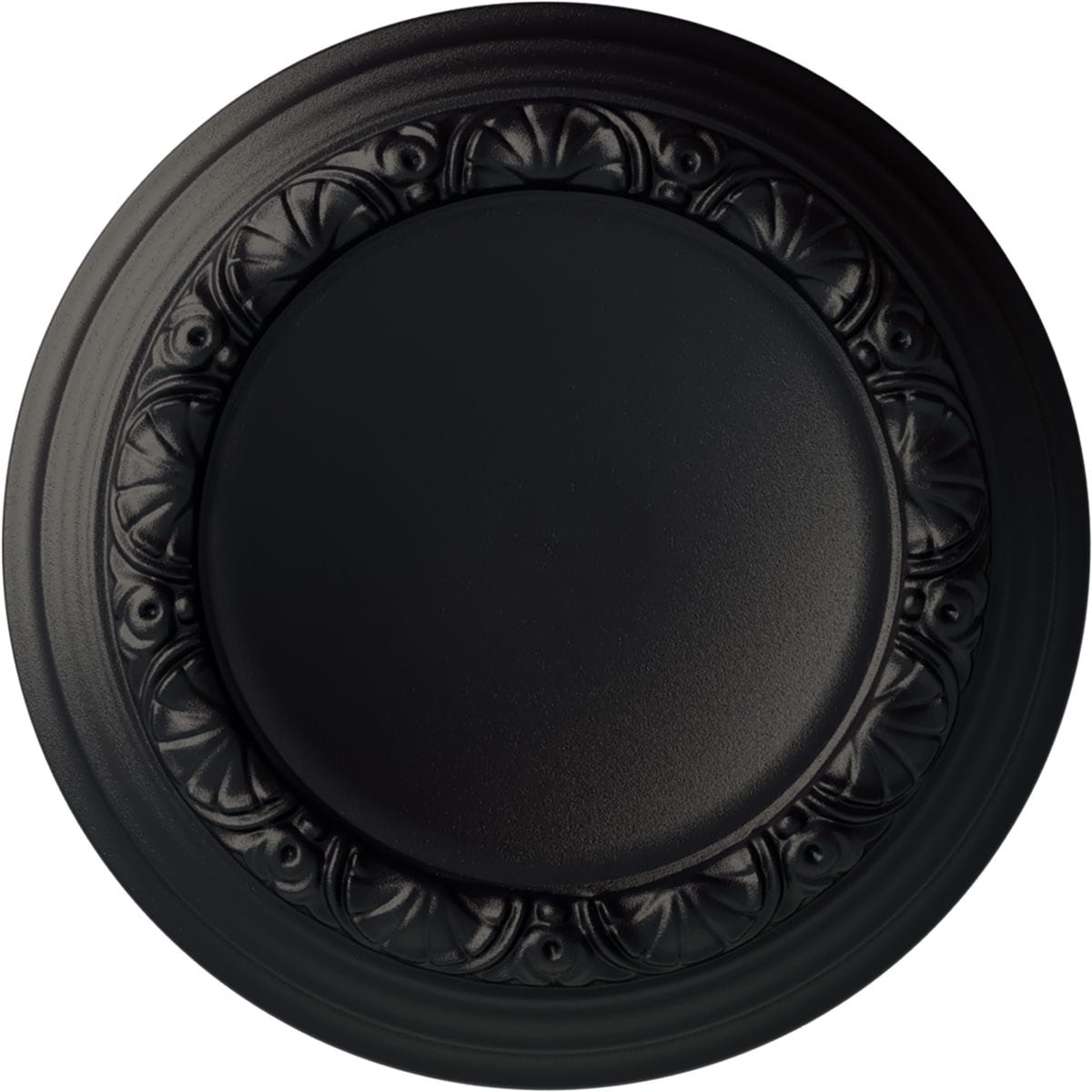Ekena Millwork CM12CASGS Carlsbad 12.5-in W x 12.5-in L Painted Steel Gray Polyurethane Whole Ceiling Medallion