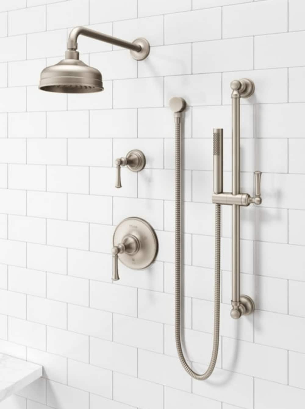 Pfister LG16-3TBK Showerhead-Bar-Panels - View #5