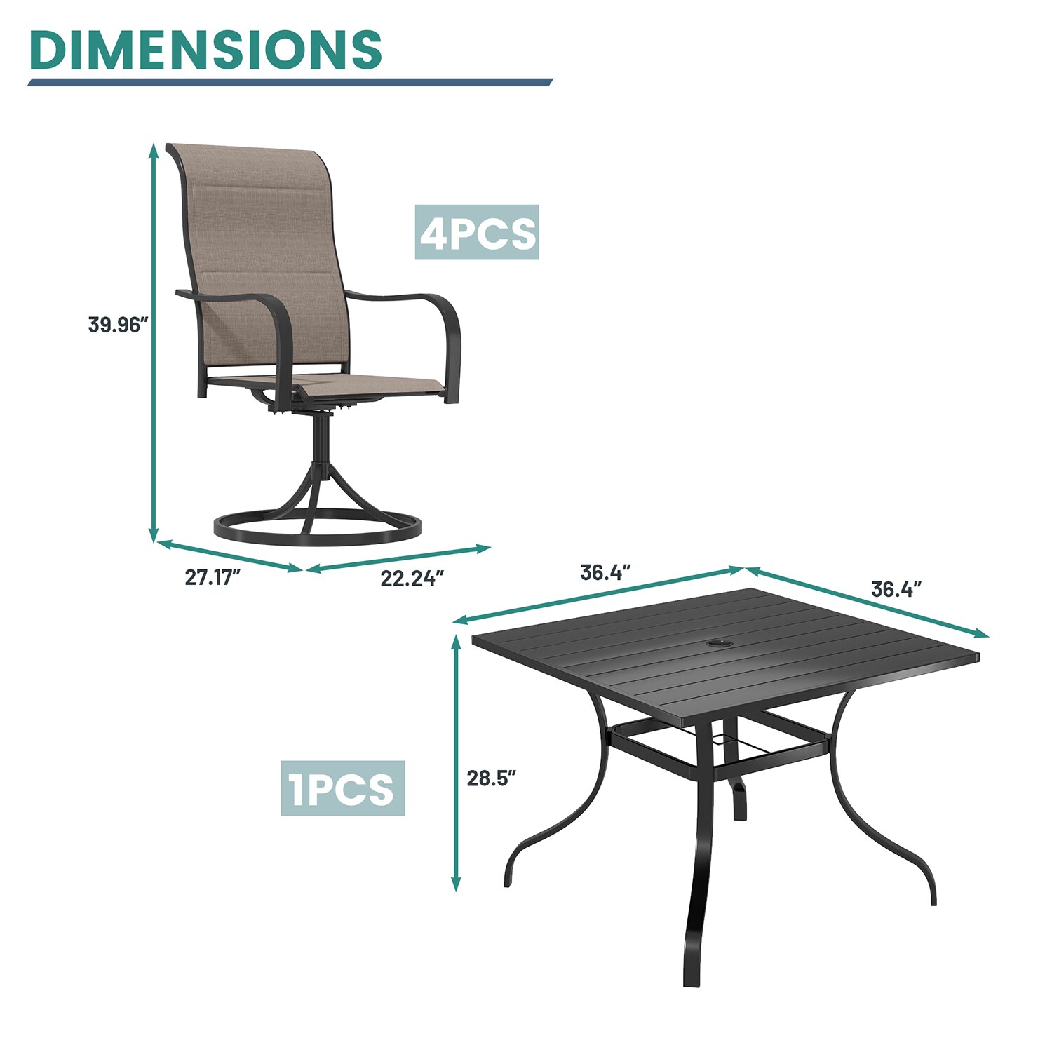 Mondawe MO-C5020T962 Patio-Dining-Sets - View #5