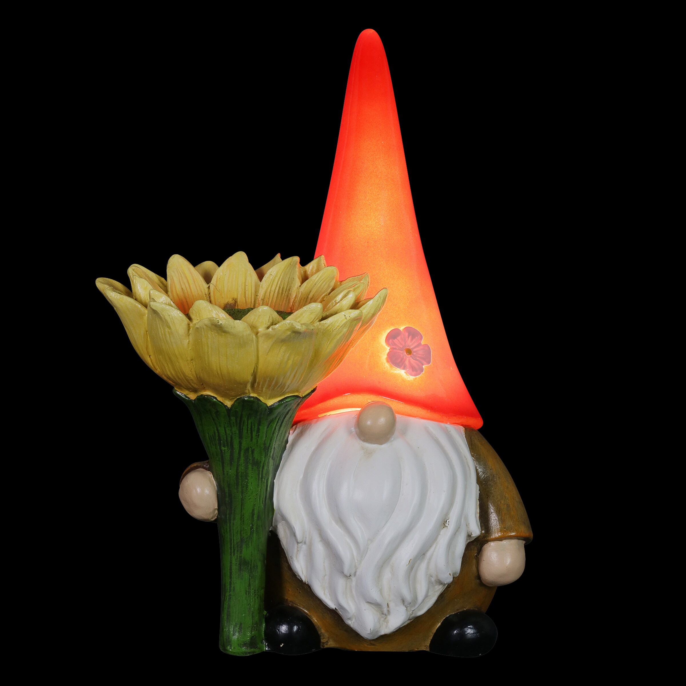 Exhart 12.48-in H x 9.1-in W Multiple Colors/Finishes Gnome Garden ...