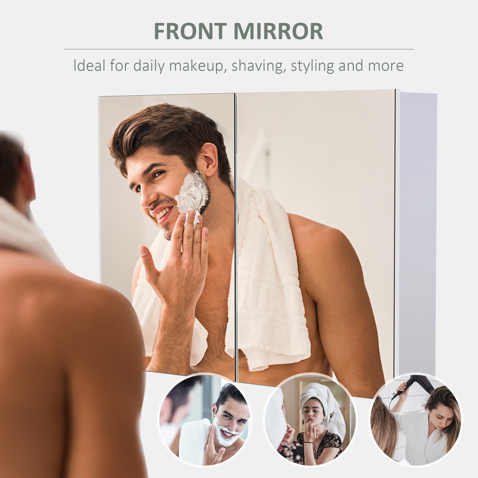 Forclover HBV-AO0434 Bathroom-Medicine-Cabinets - View #6