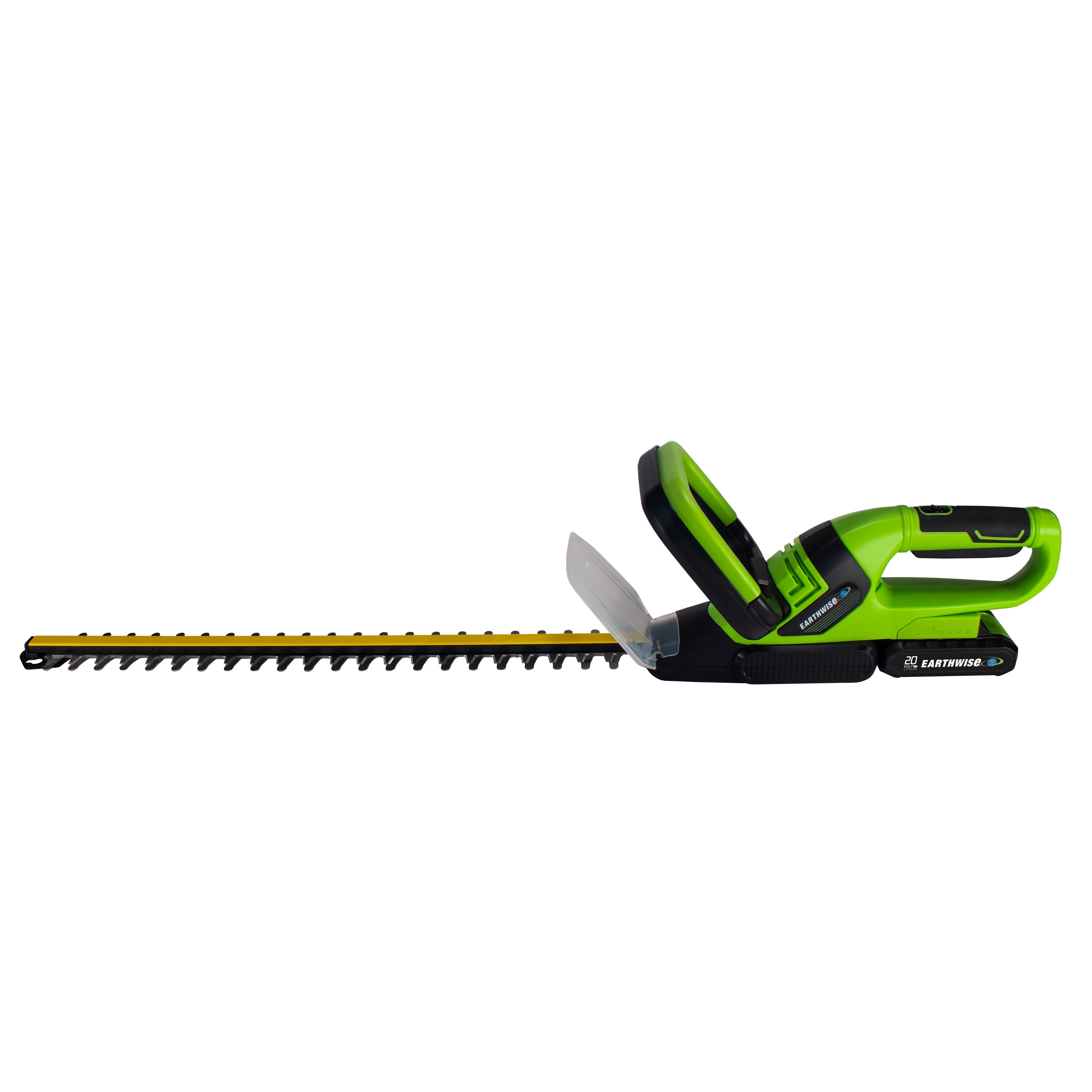 Earthwise LHT12422 24-Volt Lithium Ion Cordless Electric Hedge Trimmer 22  Blade (battery and charger included) 