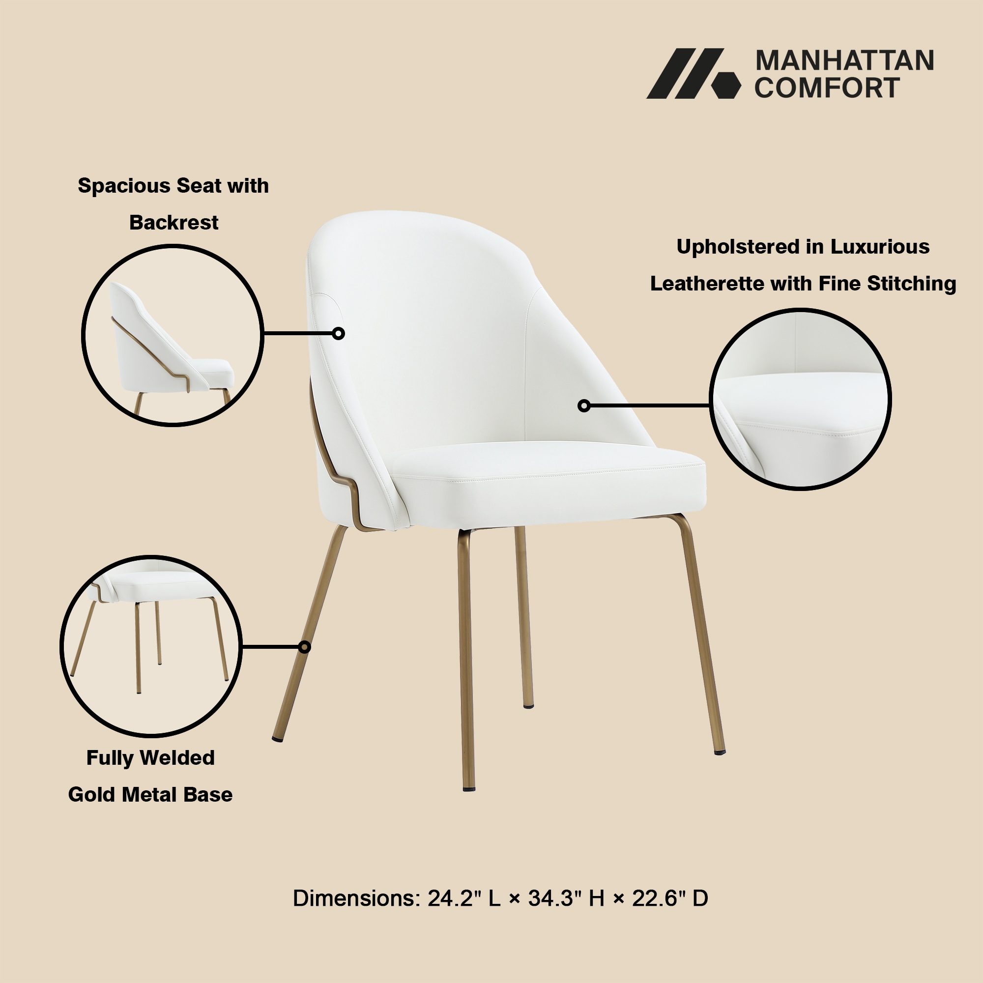 Manhattan Comfort DC100-GWH Dining-Chairs - View #4