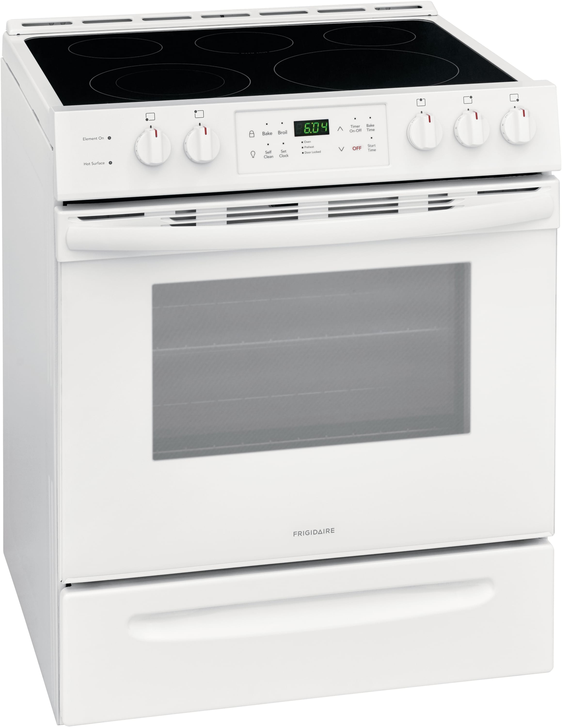 Frigidaire 30-in Smooth Surface 5 Elements 5-cu ft Self-Cleaning Slide ...