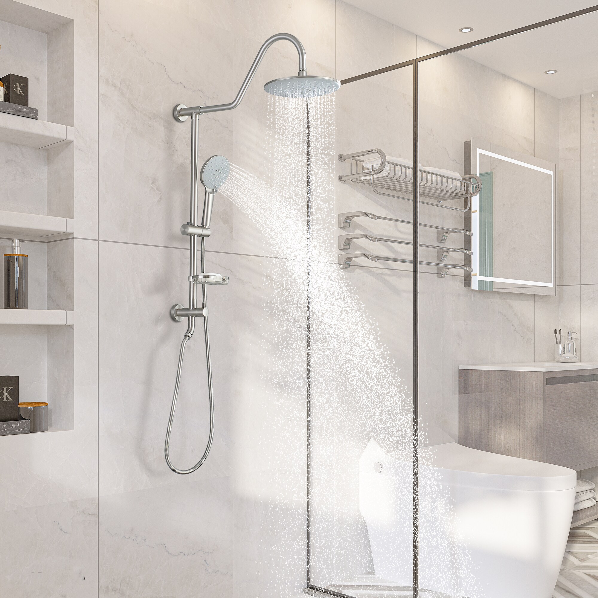 Clihome RB0712 Showerhead-Bar-Panels - View #4