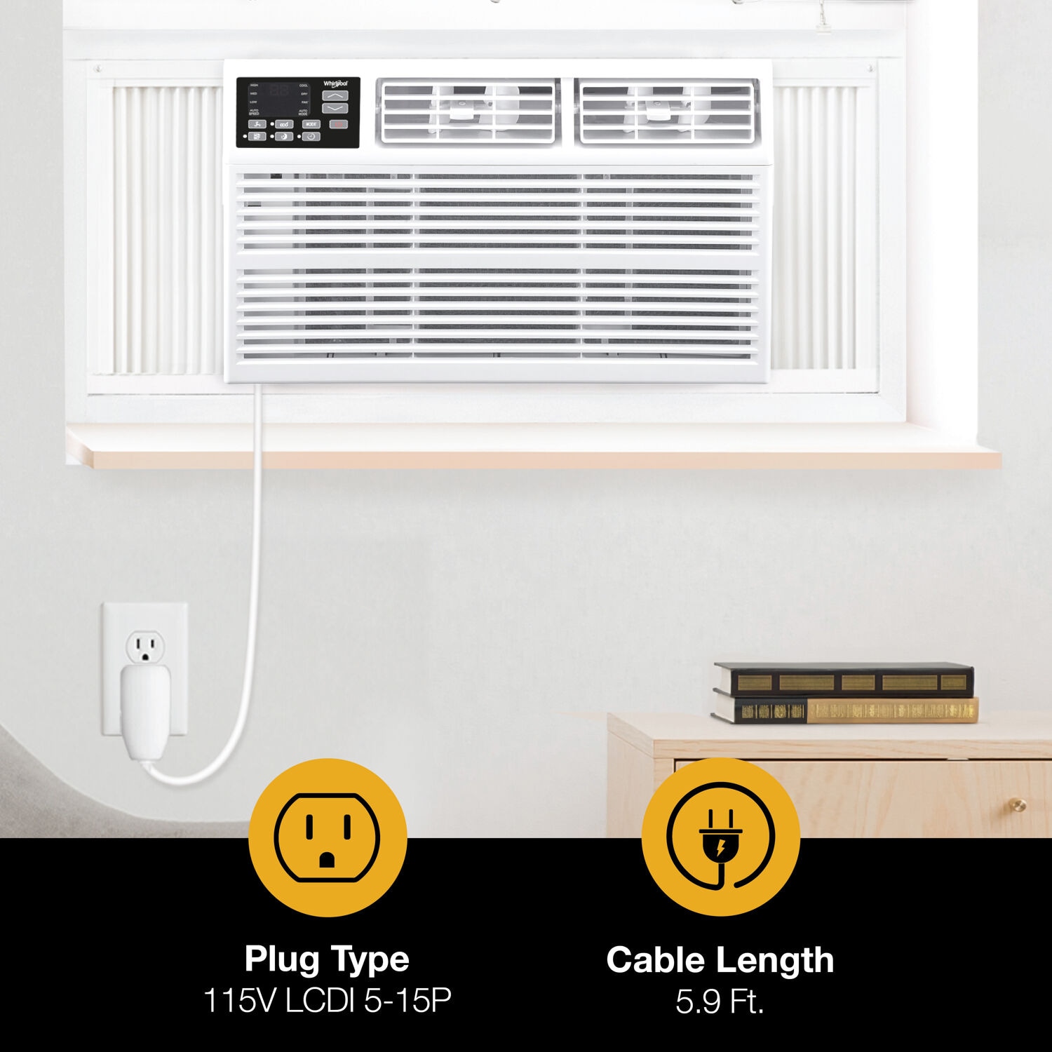 Whirlpool WHAW121CW Window-Air-Conditioners - View #5