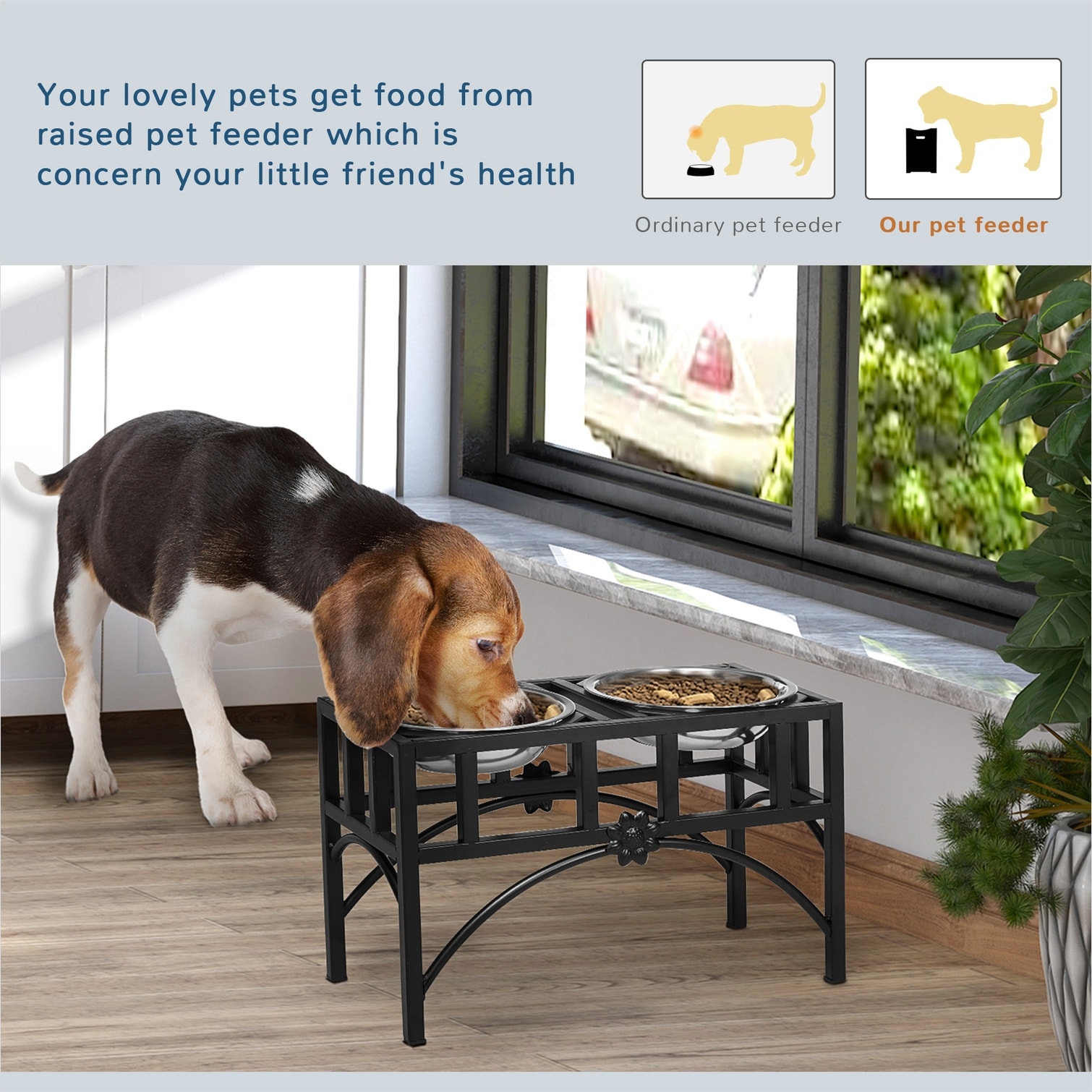 Watnature M8M1ZYBM9USZ Pet-Bowls - View #3
