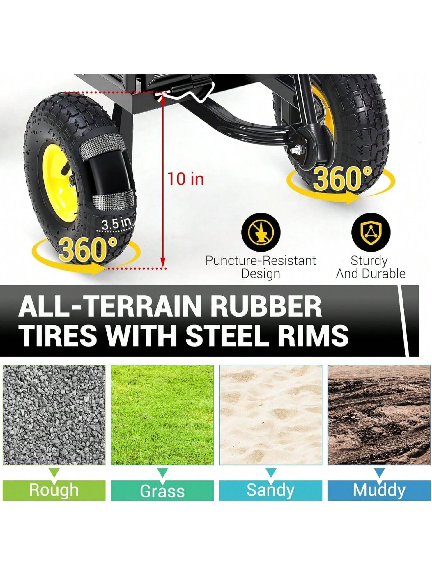 Qeetex BY-PPG-33ESJNHR Yard-Carts - View #8