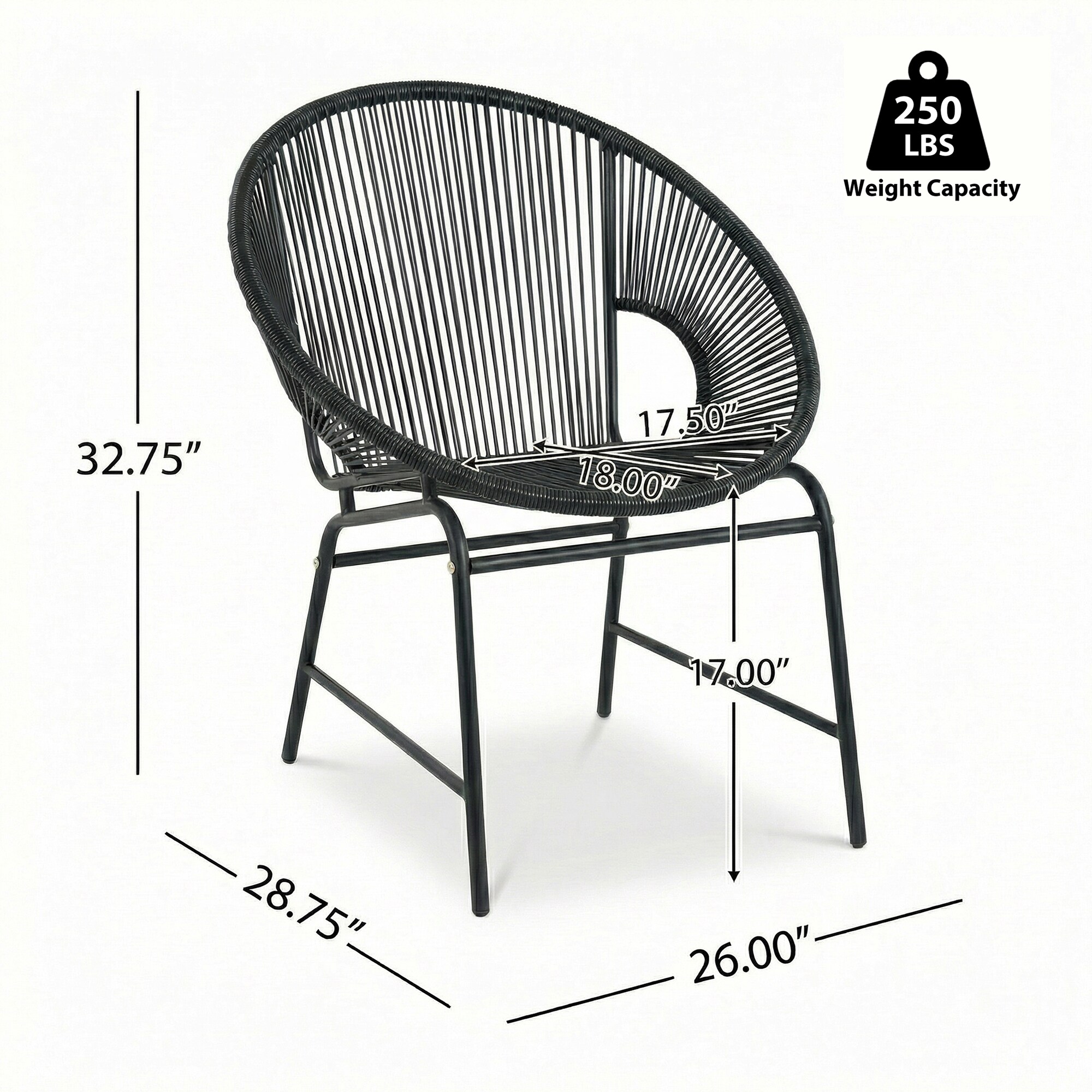Bybafun YF8000151 Patio-Chairs - View #3
