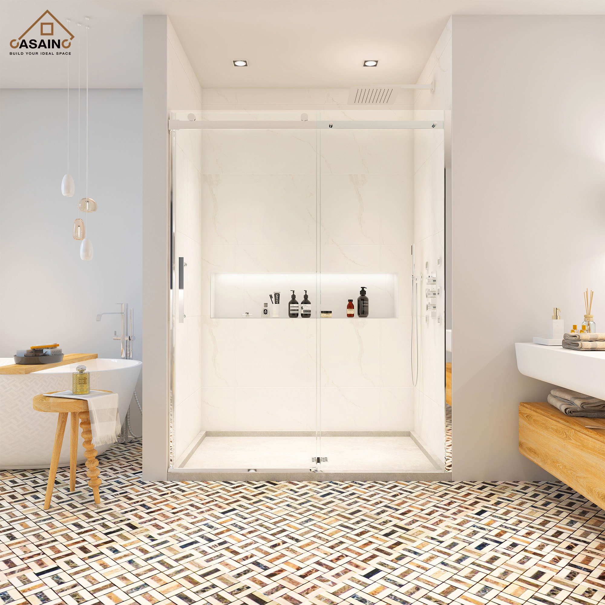 CASAINC SL-TL-C-T113 Shower-Doors - View #2