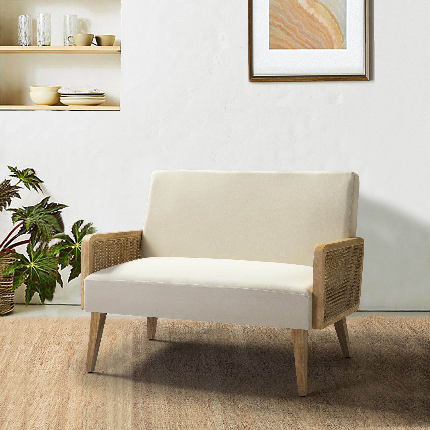 14 Karat Home CHS0045-BEIGE Sofas-Loveseats - View #2