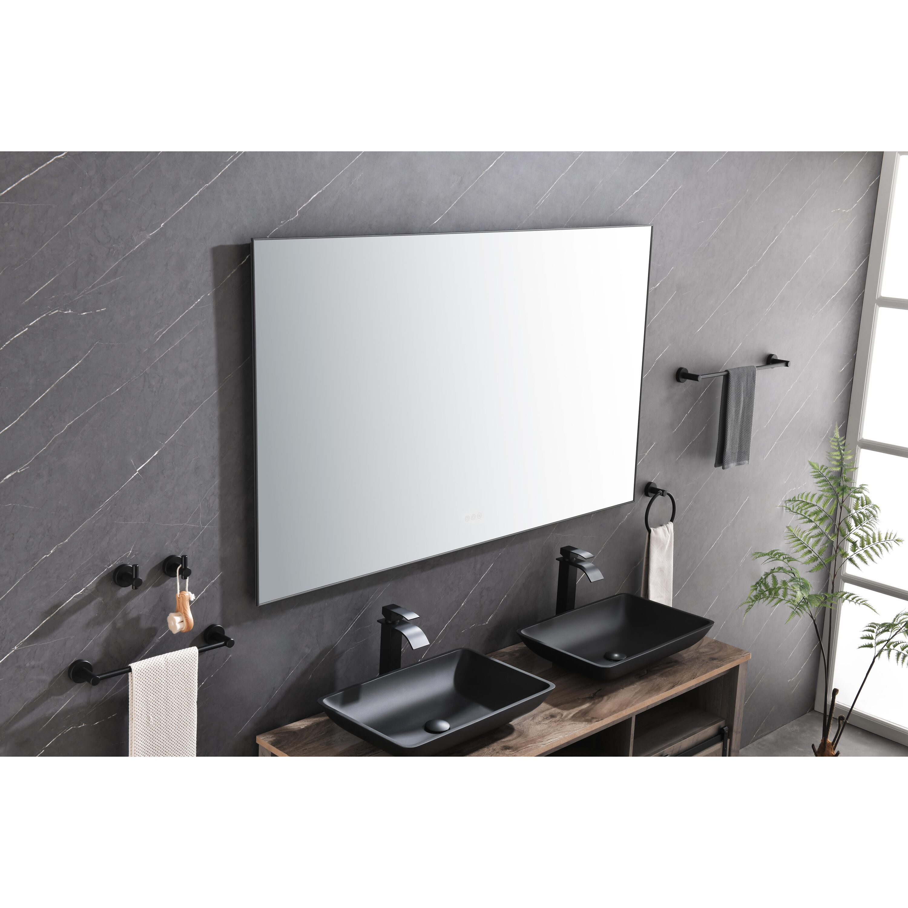 Bayfeve BF-281592-MIR Framed-Bath-Mirrors - View #10