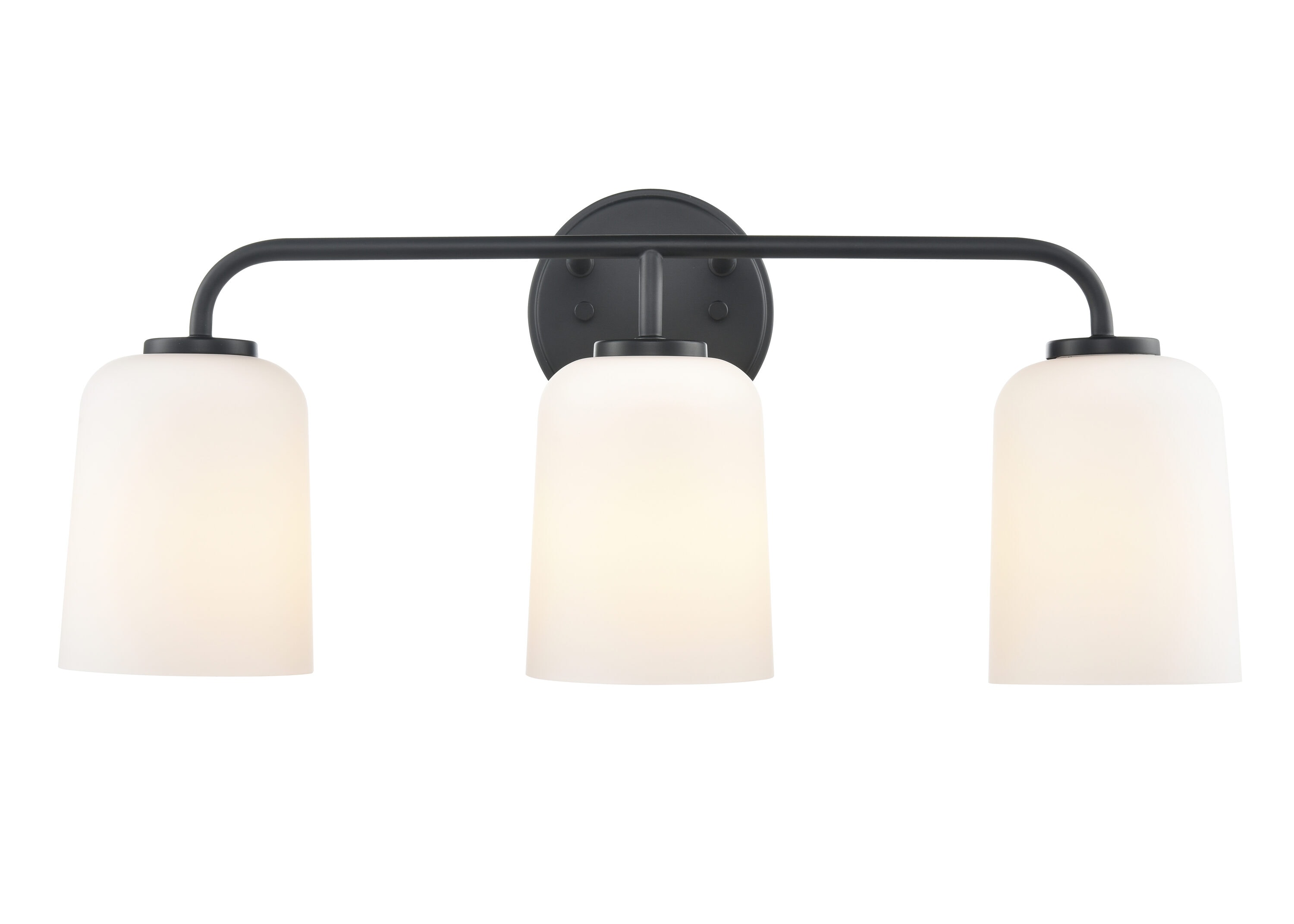 Millennium Lighting Laphia 22-in 3 Light Matte Black Modern/contemporary Bathroom Vanity light