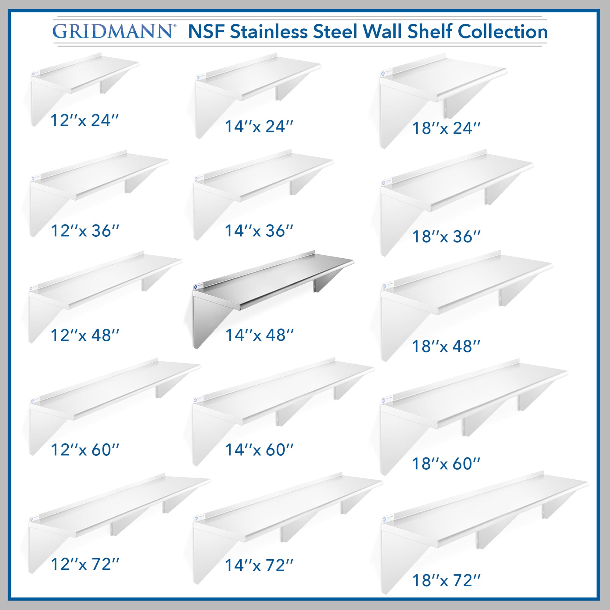 GRIDMANN GR45-SH1448. Free-Standing-Shelving - View #7