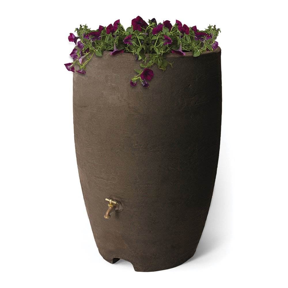 21.5 x 18 x 16-Inch Algreen Products Receptacle Poly Rock Cover and Decorative Garden Accent Sandstone 