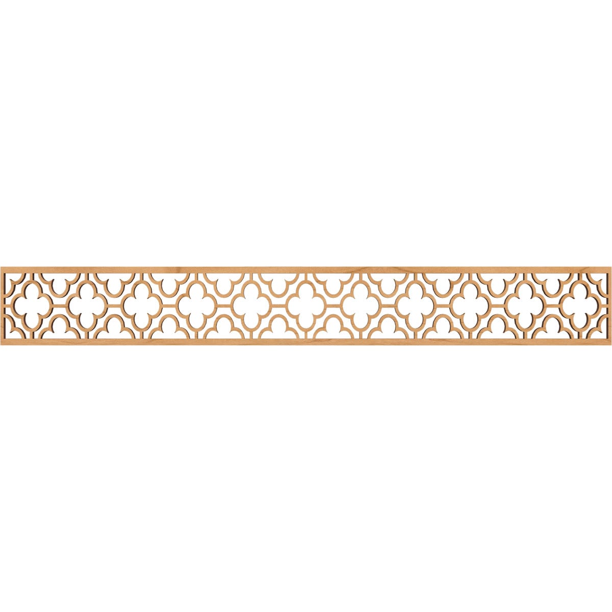 Ekena Millwork MLDB06X46CHIMA Chicago Fretwork Flat Trim 6-in x 3.86-ft Maple Brown Unfinished 2156797 Pierced Wall Panel Moulding