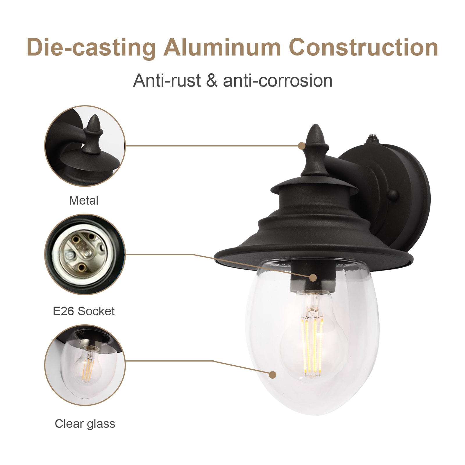 LTMATE LSWL104 Outdoor-Wall-Lighting - View #3