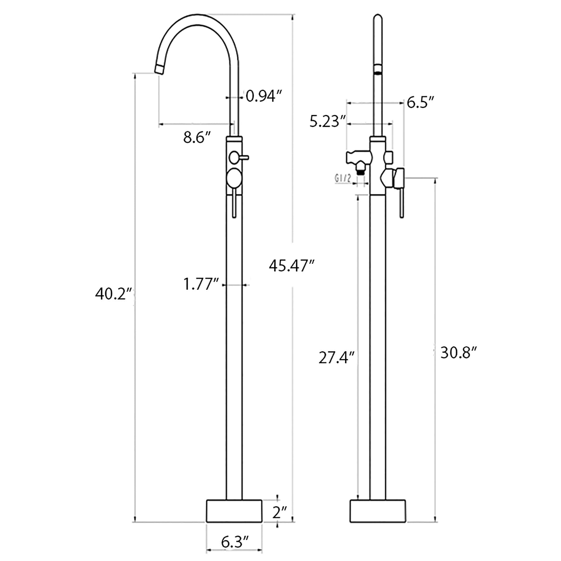 AKDY BT0155-42 bathtubs - View #9