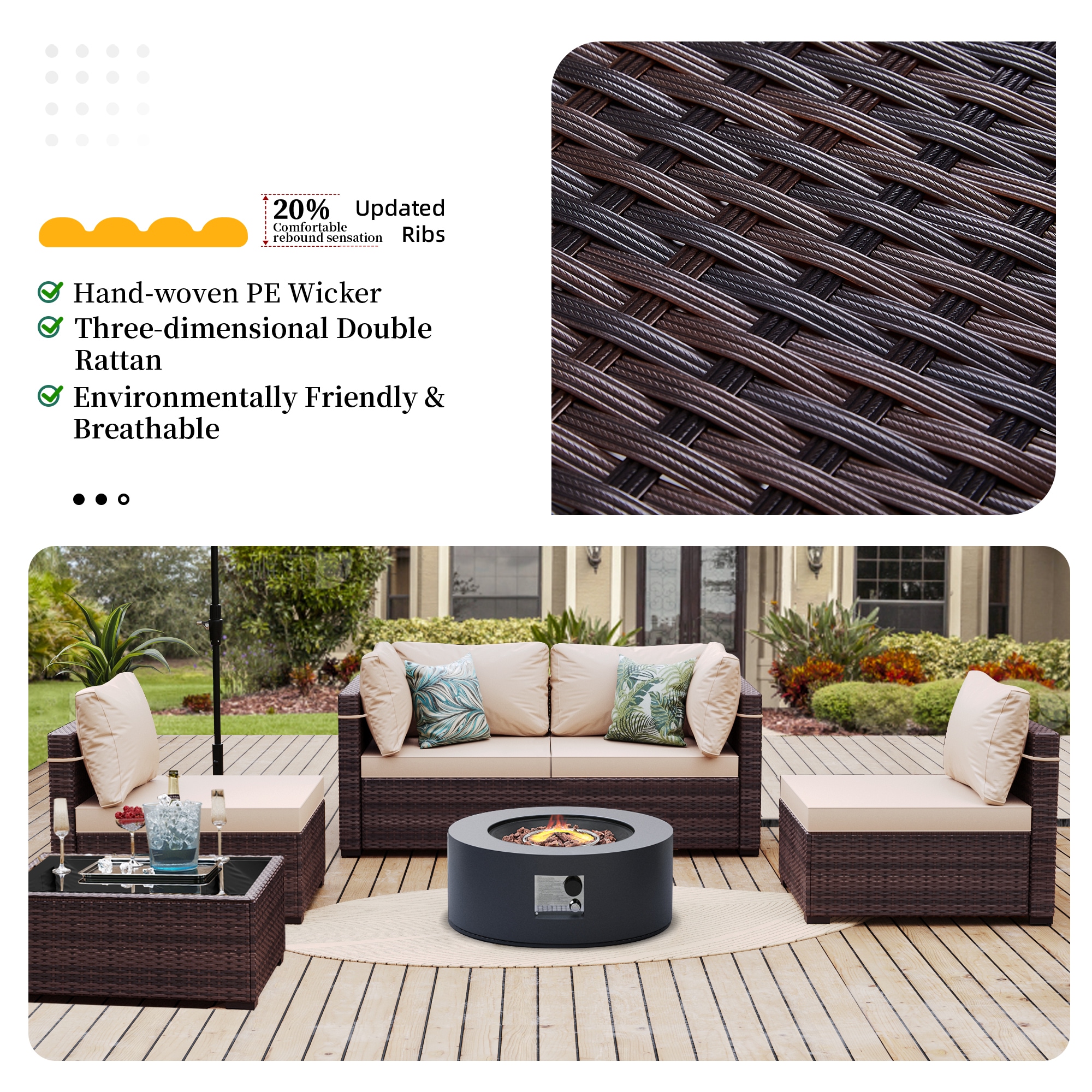 Patio Watcher LS-RT5-Y28TP-B1 Patio-Conversation-Sets - View #4