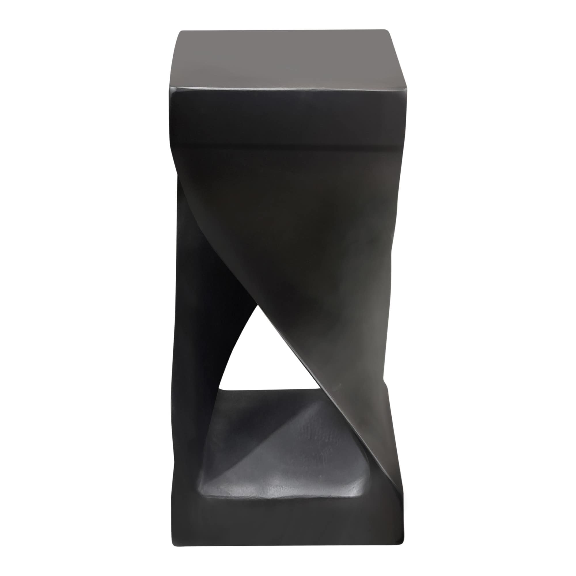 Steve Silver SL150KE 12-in W x 26-in H Black Wood Square Casual End Table
