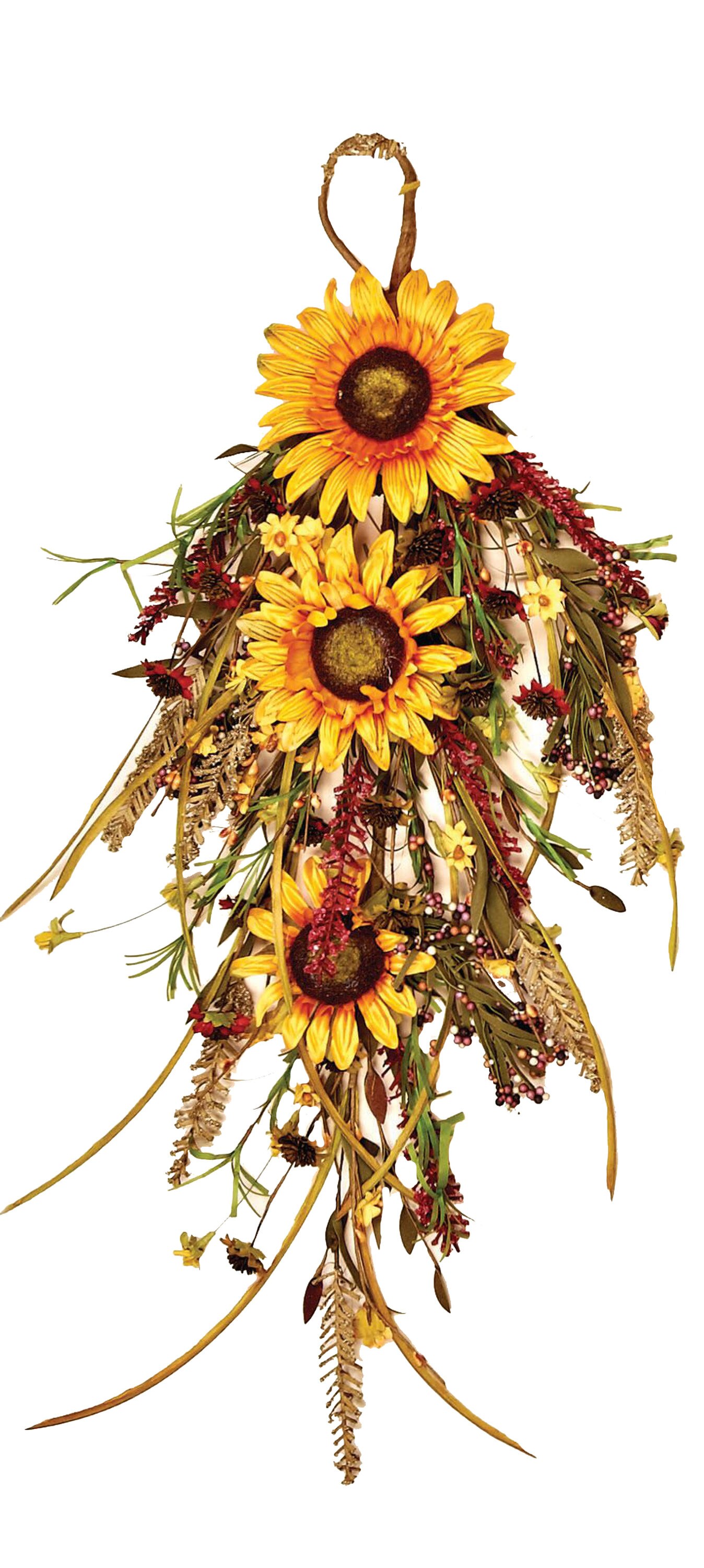 Worth Imports 5212 2.3-ft Sunflowers Artificial Swag