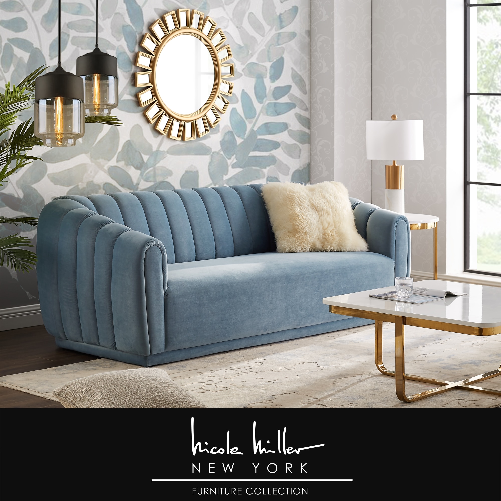 Nicole Miller NSA190-02TL-LS Sofas-Loveseats - View #2